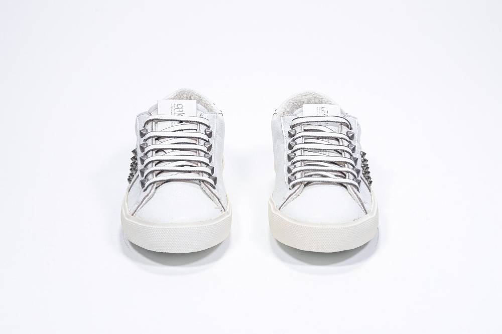 Leather Crown STUDLIGHT | Bianco - BASSE - Uomo Black Friday Prezzi