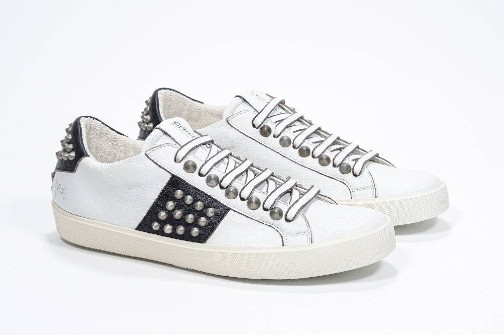 Leather Crown STUDLIGHT | Bianco e nero - BASSE - Uomo Duty-free