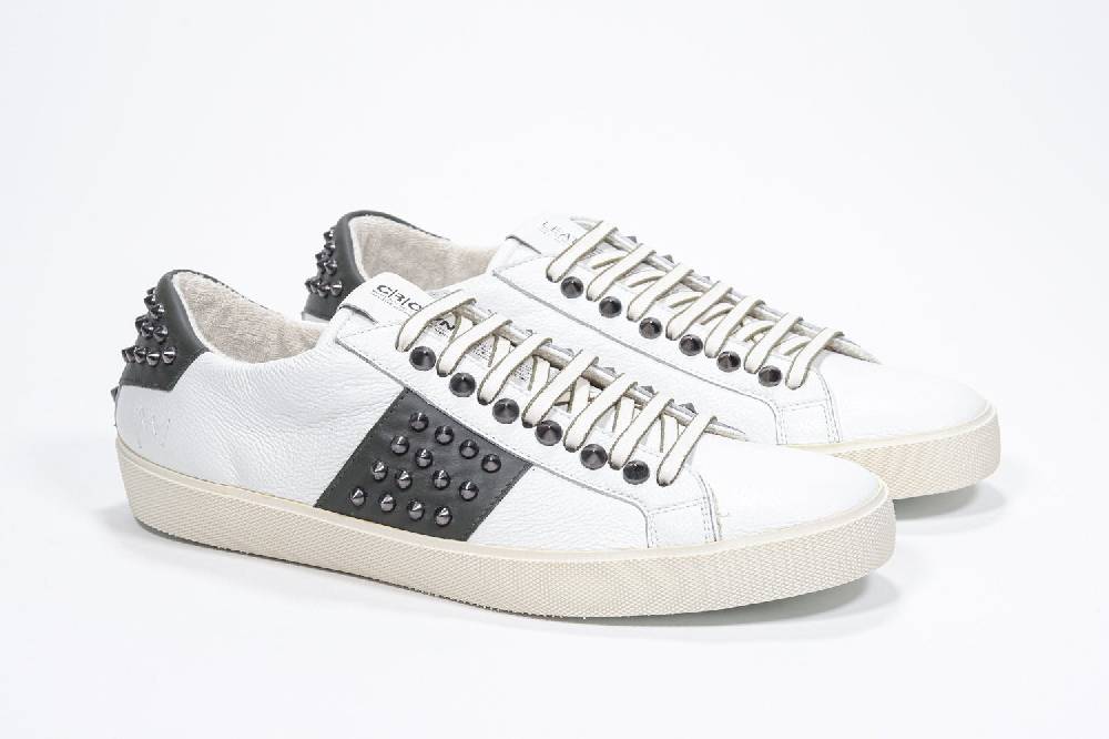 Leather Crown STUDLIGHT | Bianco e verde - BASSE - Uomo 50% di sconto per tempo limitato