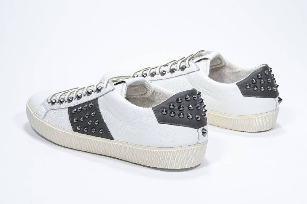 Leather Crown STUDLIGHT | Bianco e verde - BASSE - Uomo 50% di sconto per tempo limitato