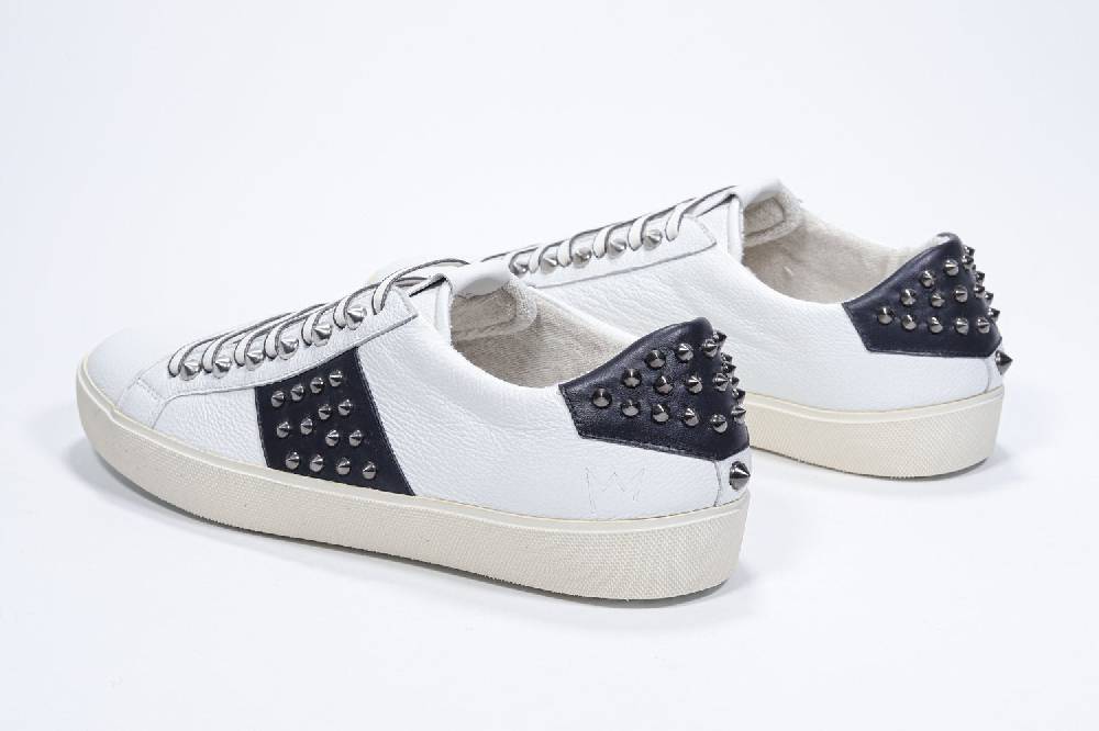 Leather Crown STUDLIGHT | Bianco e Marina - BASSE - Uomo Sconti questo mese