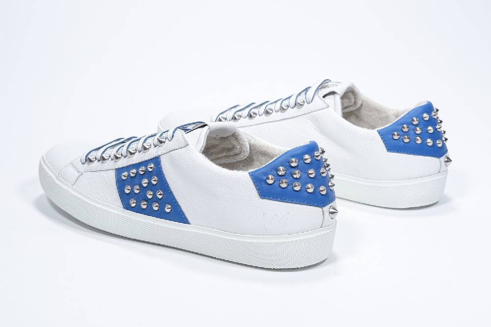 Leather Crown STUDLIGHT | Bianco e blu - BASSE - Uomo Italy