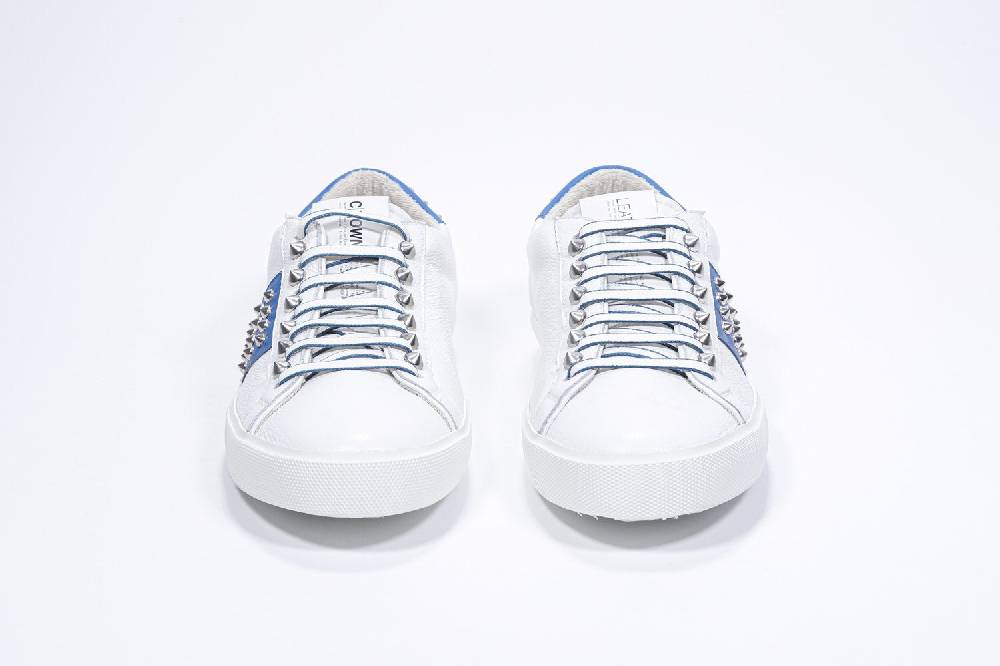 Leather Crown STUDLIGHT | Bianco e blu - BASSE - Uomo Italy
