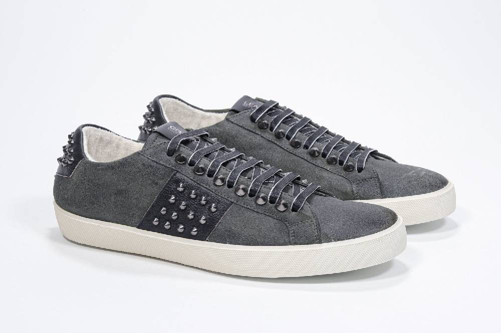 Leather Crown STUDLIGHT | Verde militare - BASSE - Uomo Spedizione Gratuita