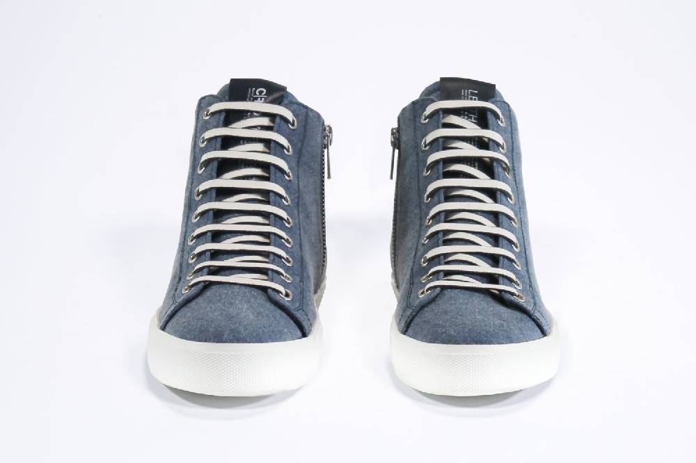 Leather Crown EARTH | Denim Blue - Mid Top - Uomo Acquista Ora
