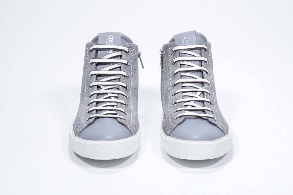Leather Crown EARTH | Grigio Chiaro - Alte - Uomo Shopping Online