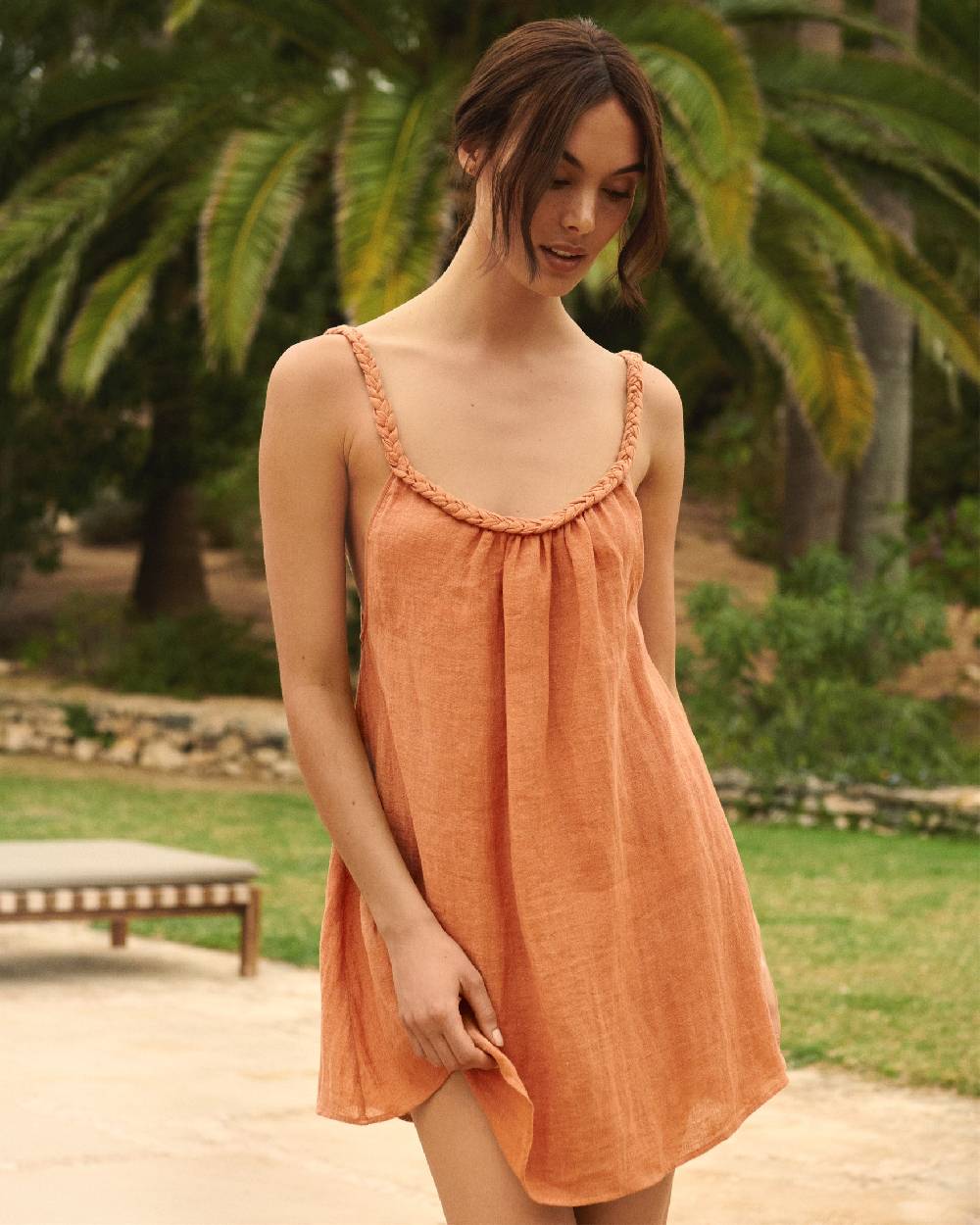 Manebí Linen Gauze Maracaibo Dress - Sunbaked Black Friday