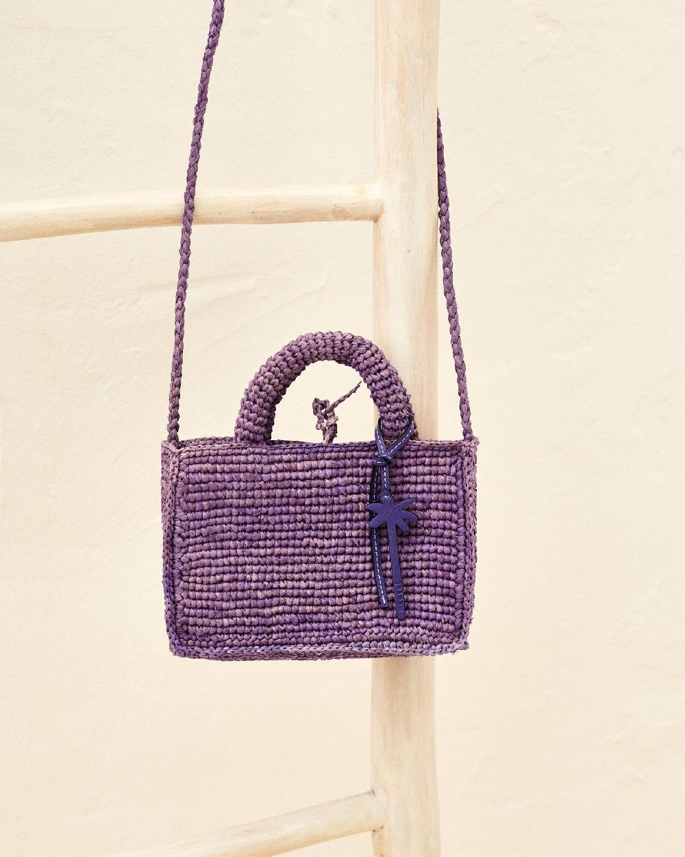 Manebí Raffia Sunset Bag Mini - Summer Purple Fino al 65% di sconto