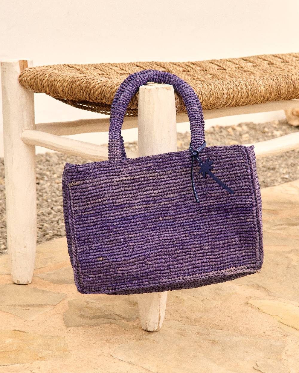 Manebí Raffia Sunset Bag Small - Summer Purple Fino al 55% di sconto