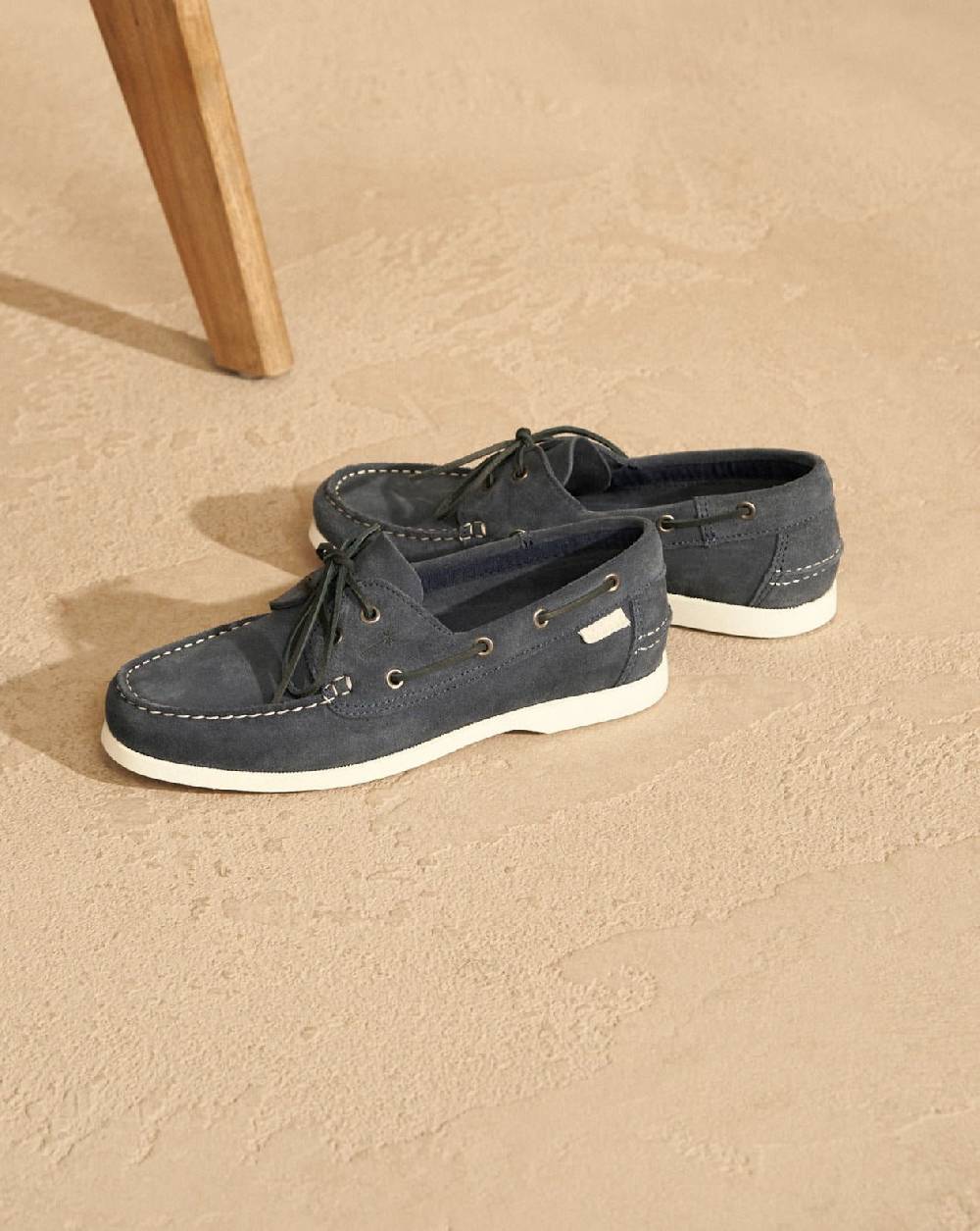 Manebí Suede Boat-Shoes - Hamptons Patriot Blue Vendite stagionali