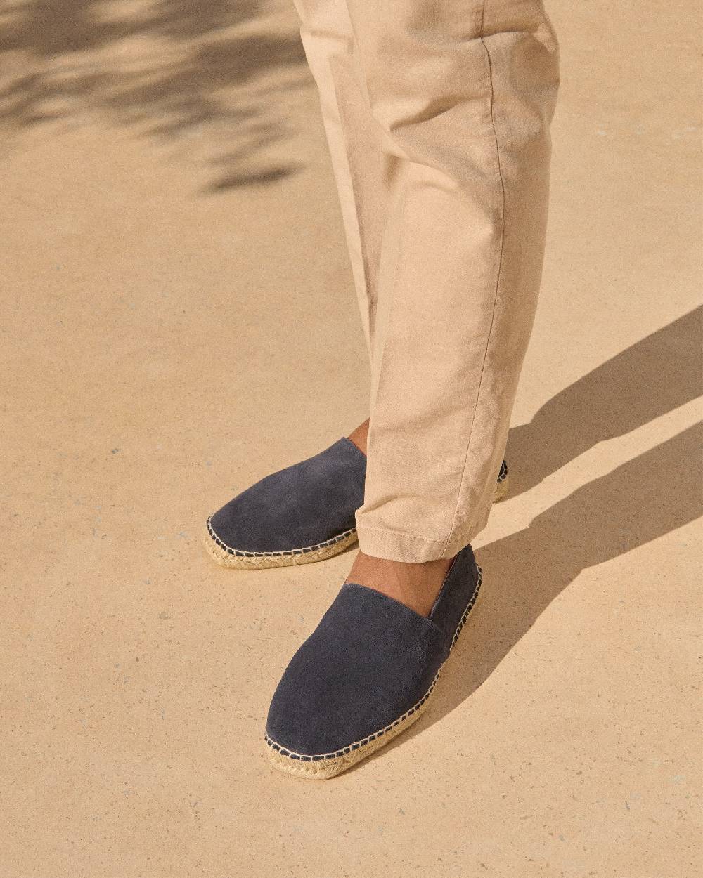 Manebí Suede Square Toe Espadrilles - Hamptons Patriot Blue Cyber Monday
