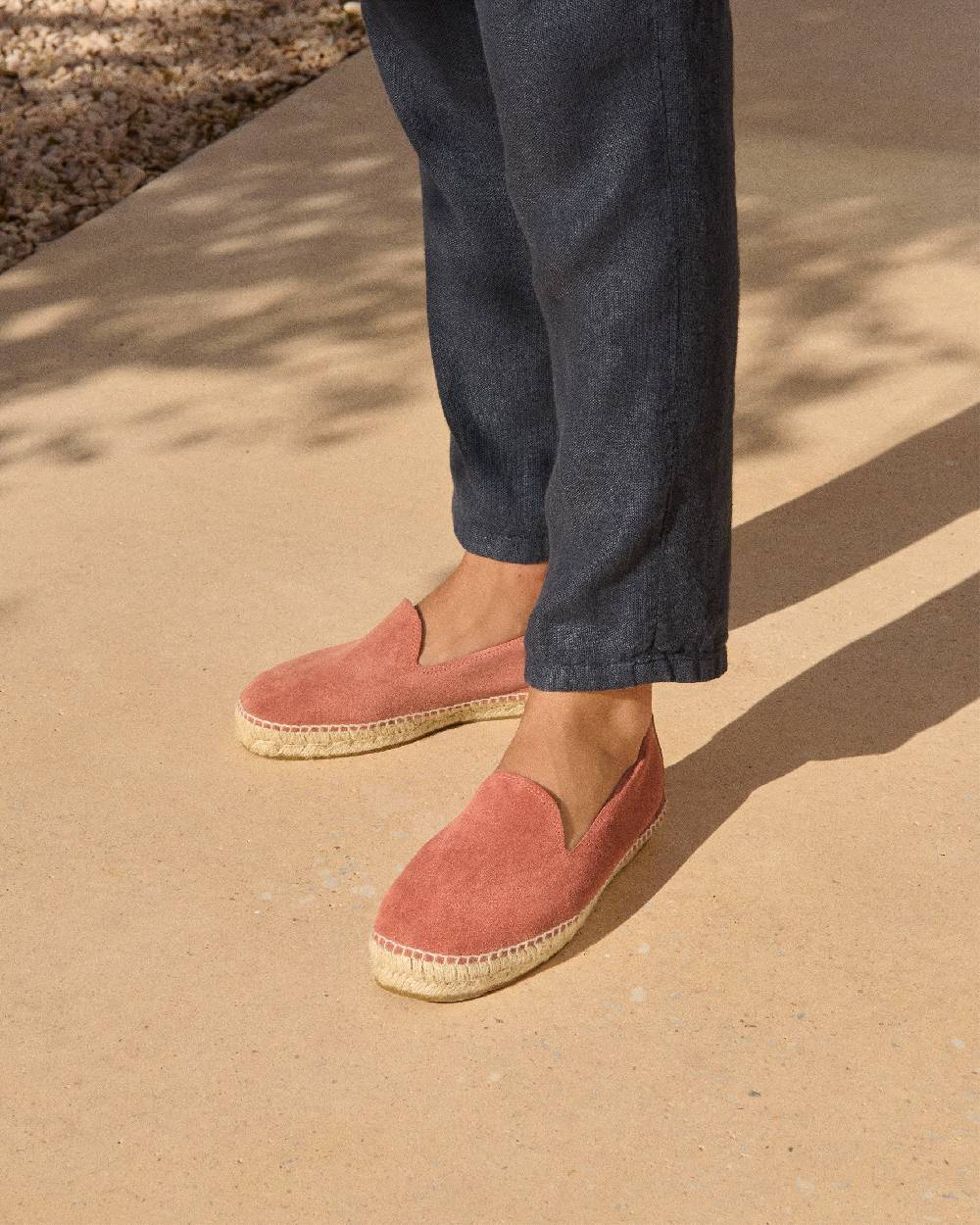 Manebí Suede Espadrilles - Hamptons Terracotta Offerta per la Festa della Mamma