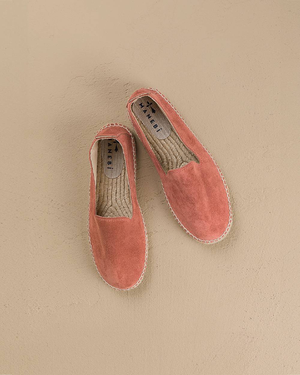 Manebí Suede Espadrilles - Hamptons Terracotta Offerta per la Festa della Mamma