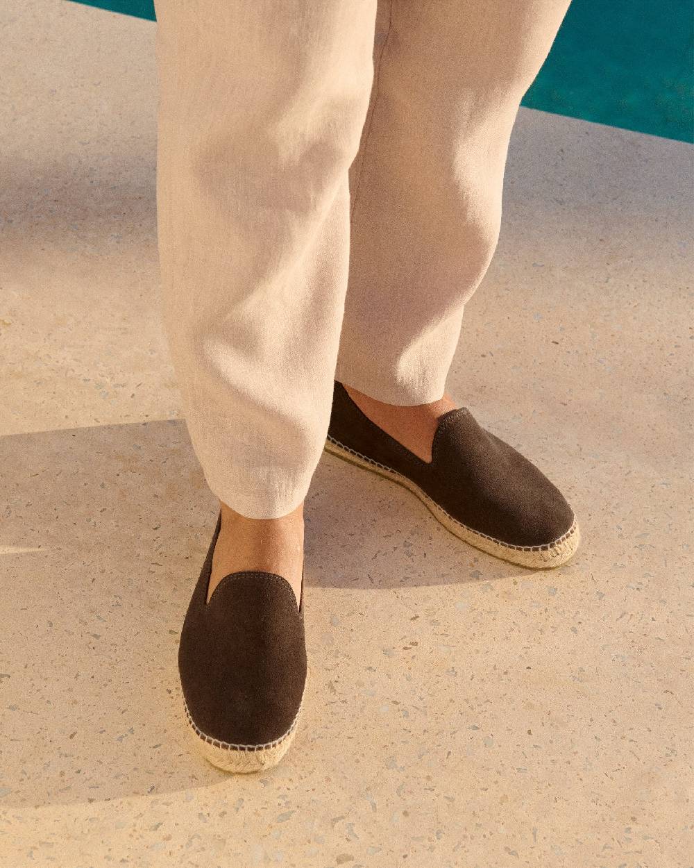 Manebí Suede Espadrilles - Cocoa Offerta San Valentino