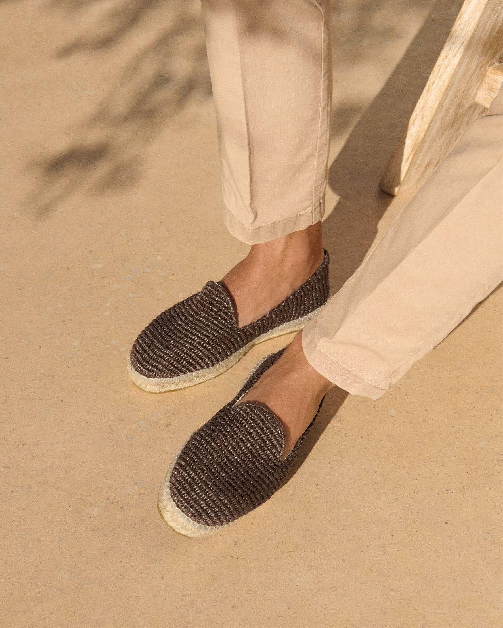 Manebí Raffia Espadrilles - Cocoa Offerta Anniversario