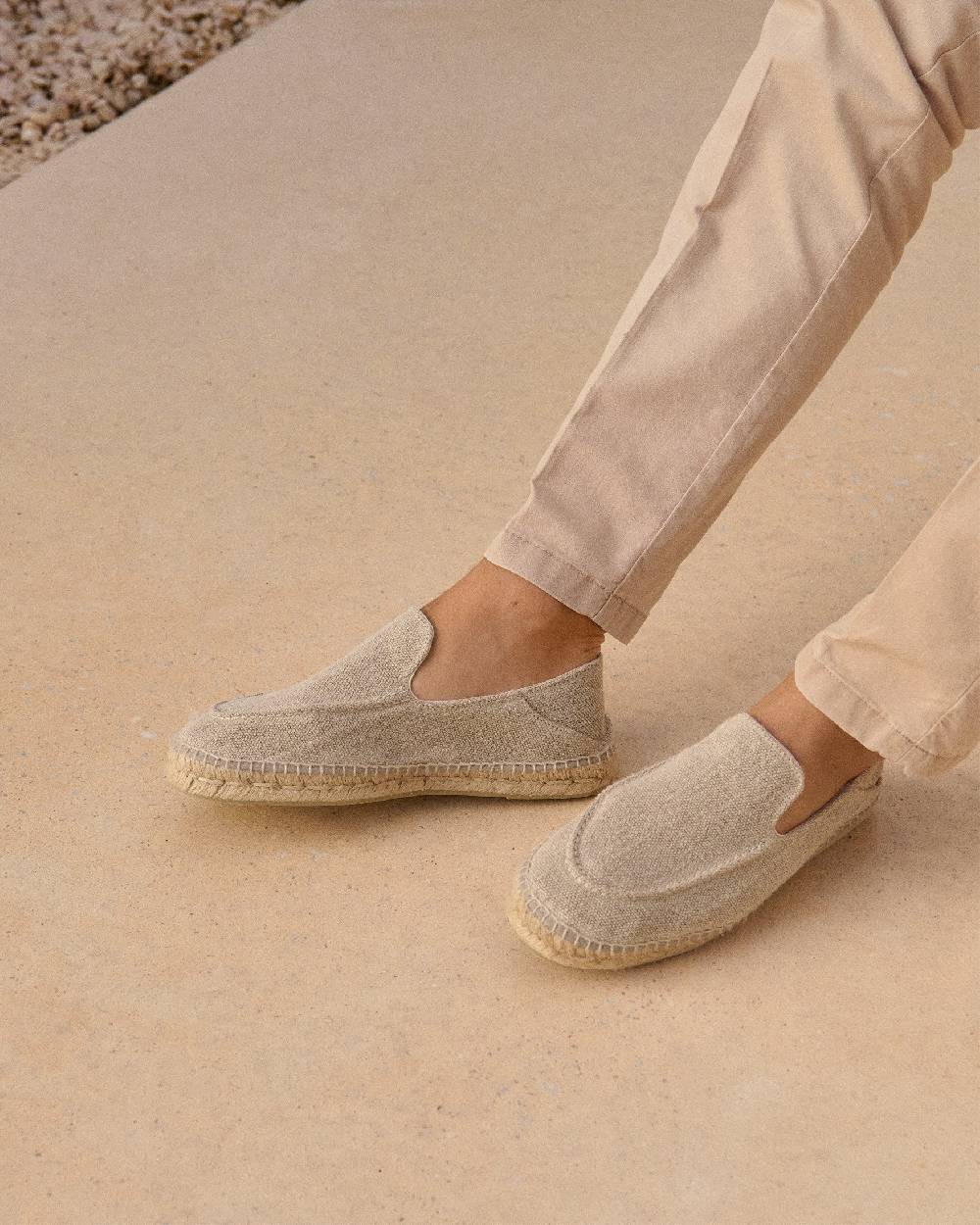 Manebí Organic Hemp Traveler Loafers|Espadrilles - Natural Offerta migliore