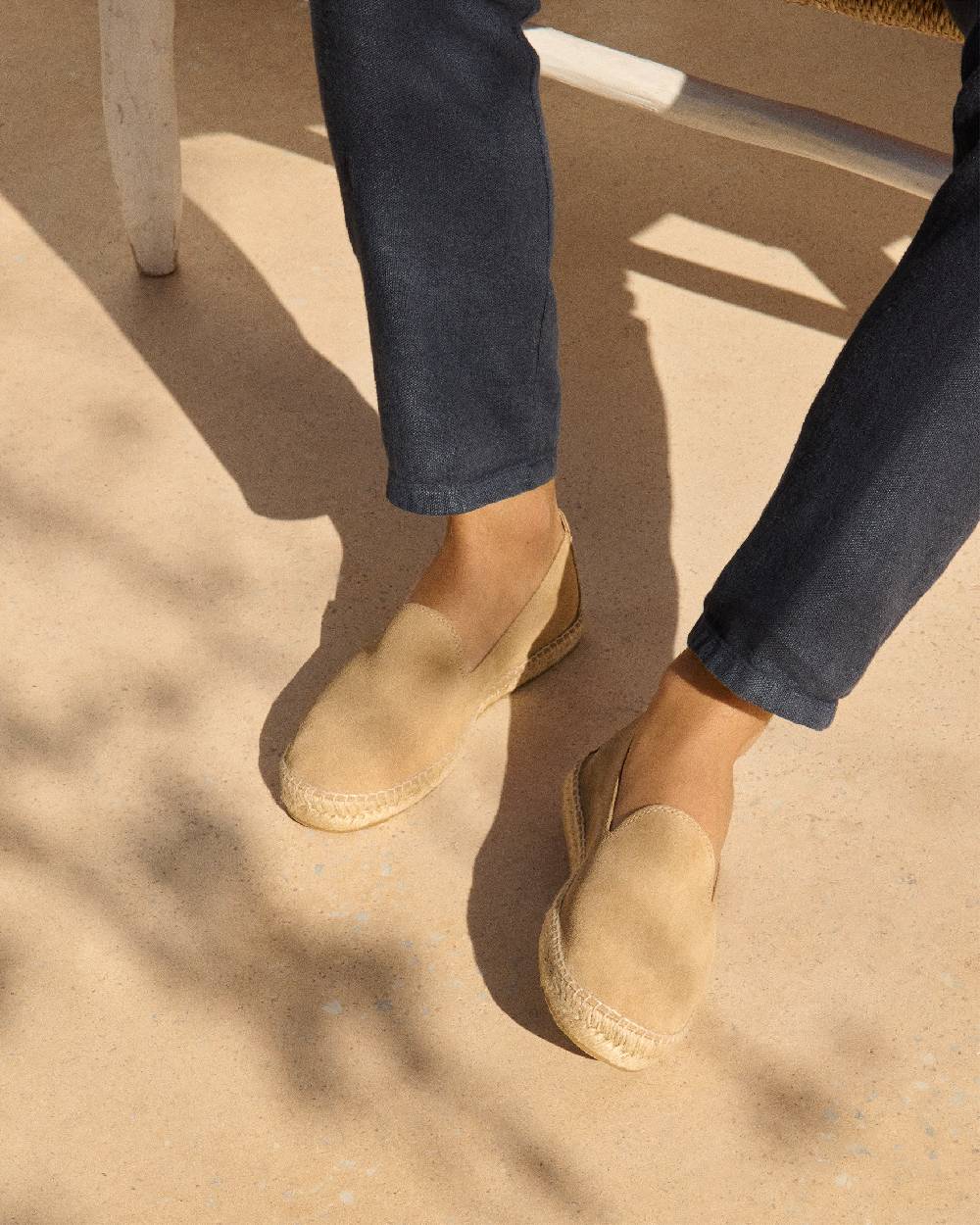 Manebí Espadrillas - Hamptons - Washed Beige Liquidazione