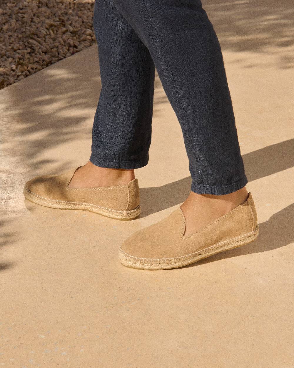 Manebí Espadrillas - Hamptons - Washed Beige Liquidazione