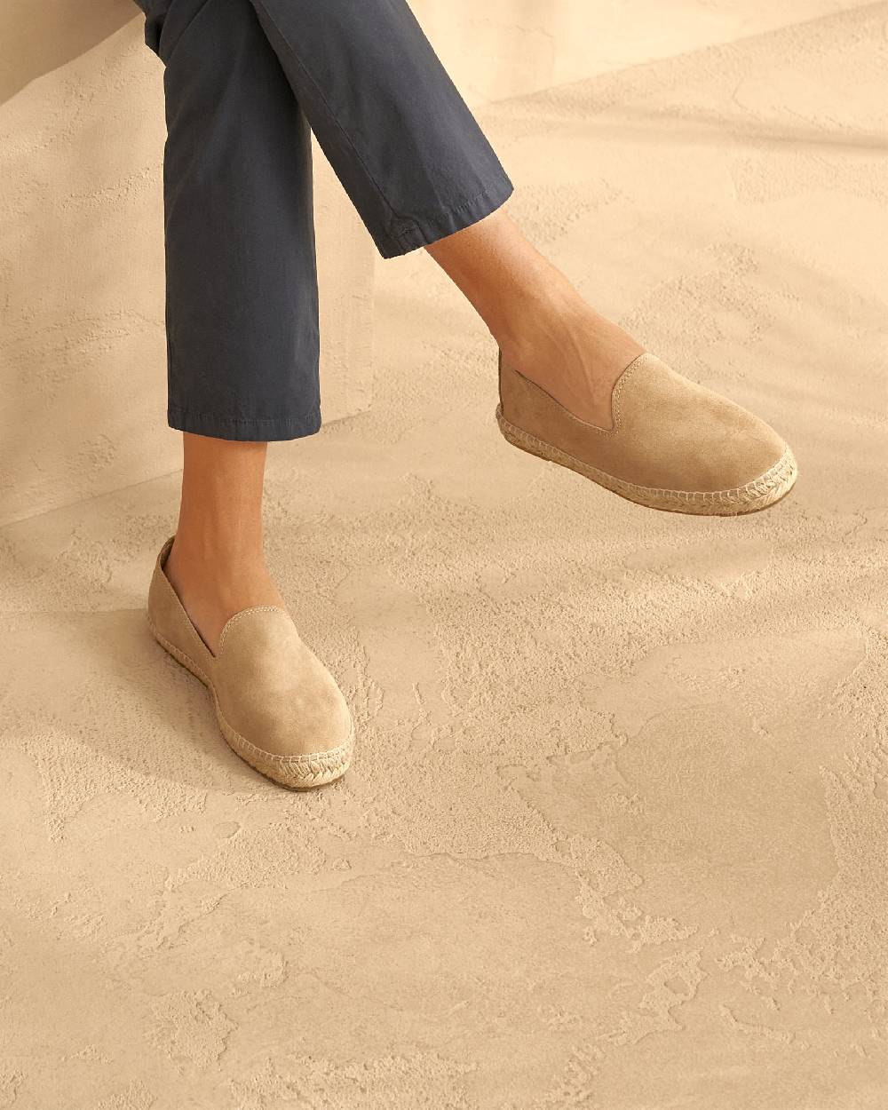 Manebí Espadrillas - Hamptons - Washed Beige Liquidazione