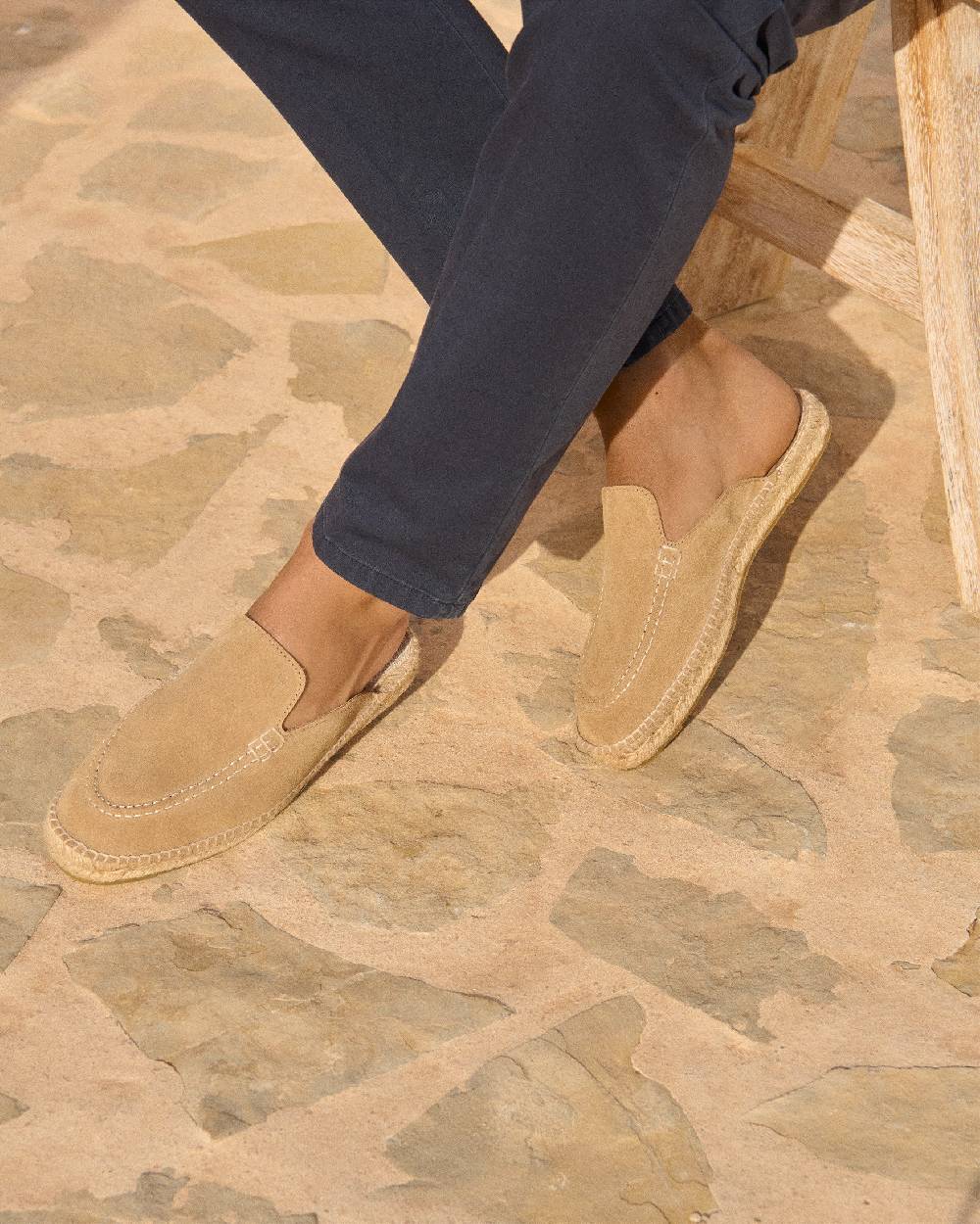 Manebí Mocassini Sabot Traveler - Hamptons - Washed Beige Offerte giornaliere