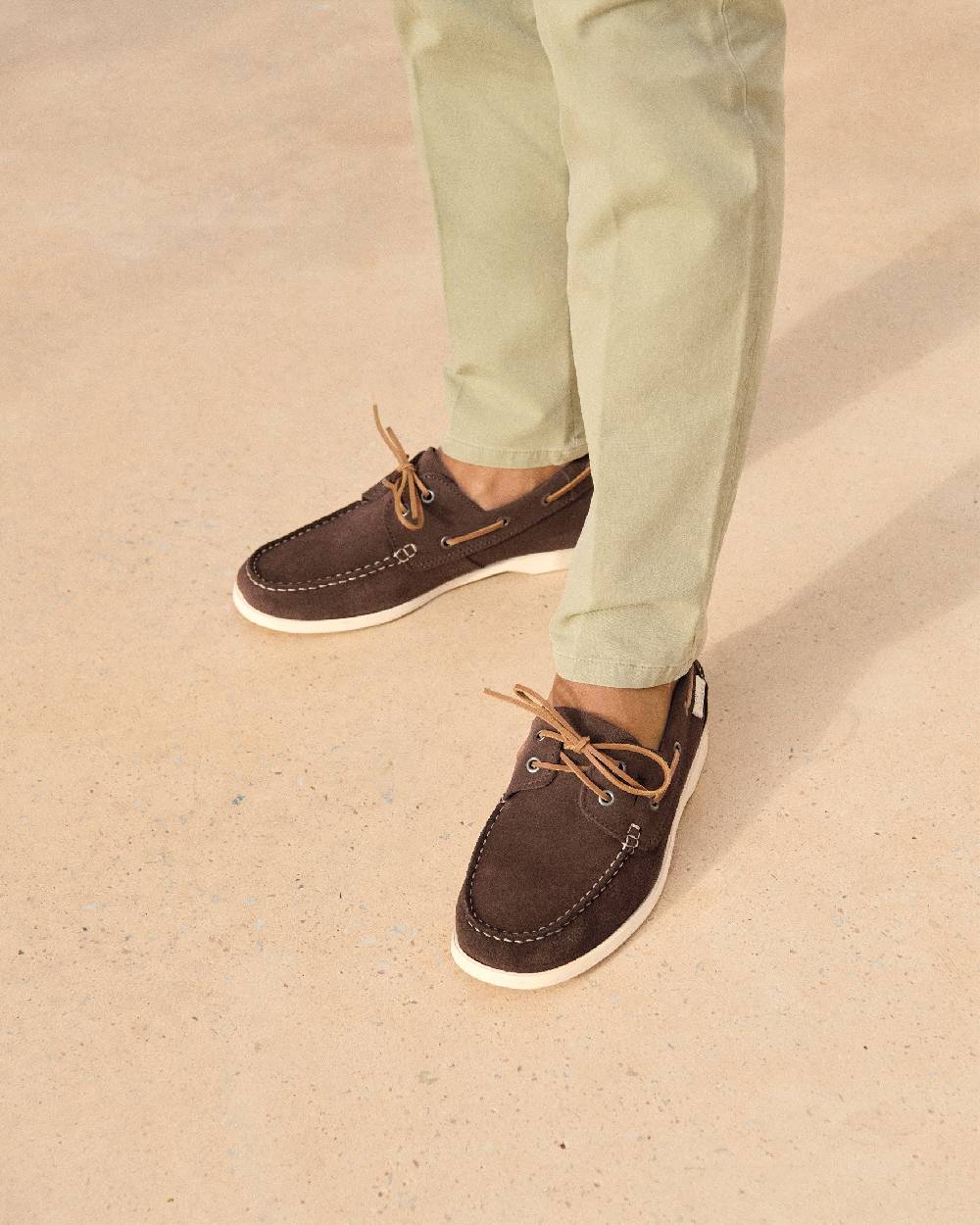 Manebí Suede Boat-Shoes - Hamptons Moka Enormi risparmi