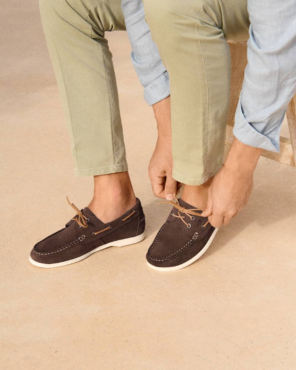 Manebí Suede Boat-Shoes - Hamptons Moka Enormi risparmi