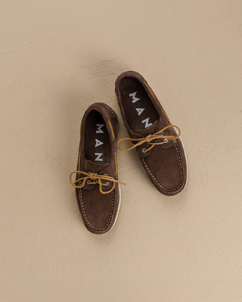 Manebí Suede Boat-Shoes - Hamptons Moka Enormi risparmi