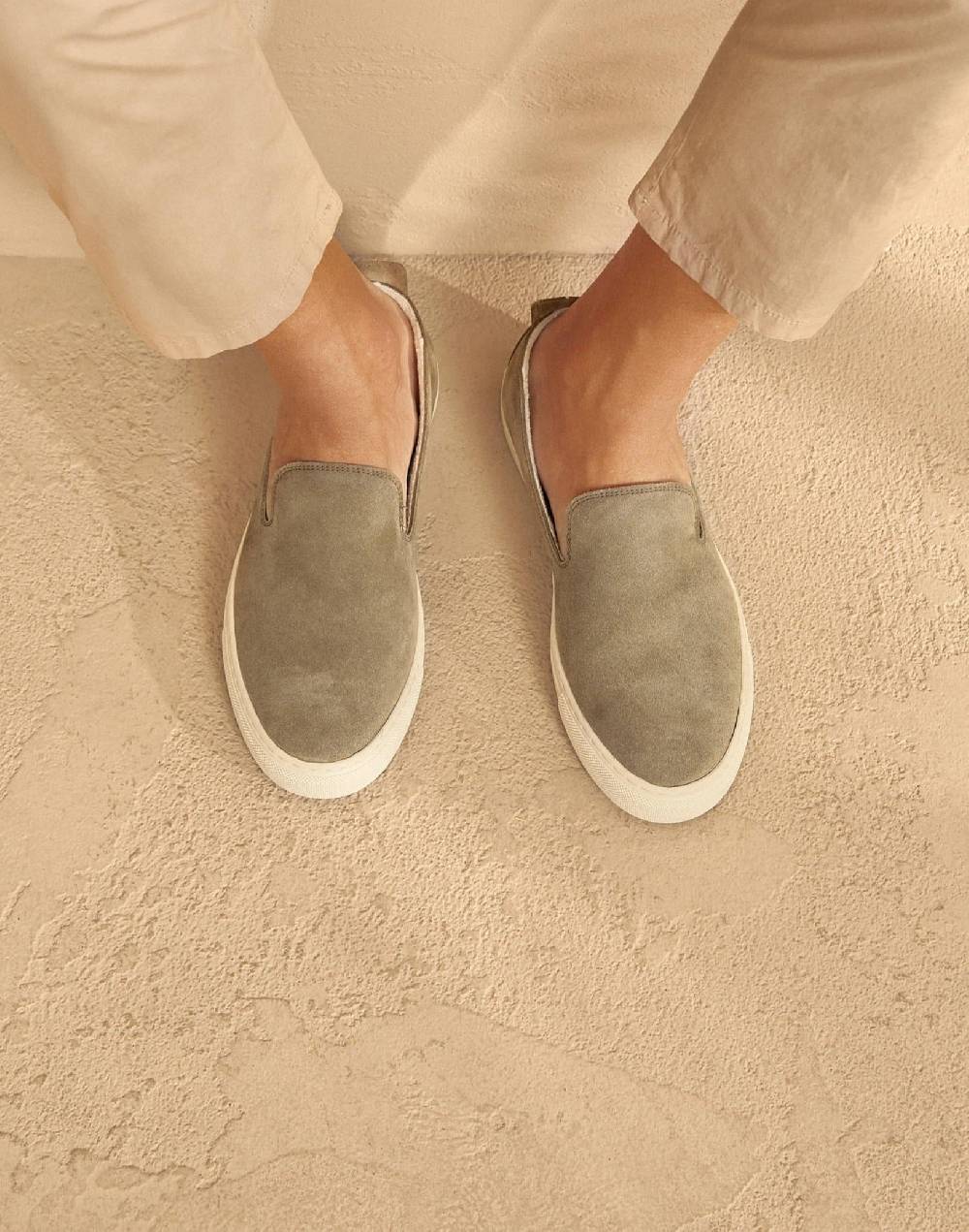 Manebí Slip-On in pelle scamosciata - Hamptons - Forest Ritorno libero