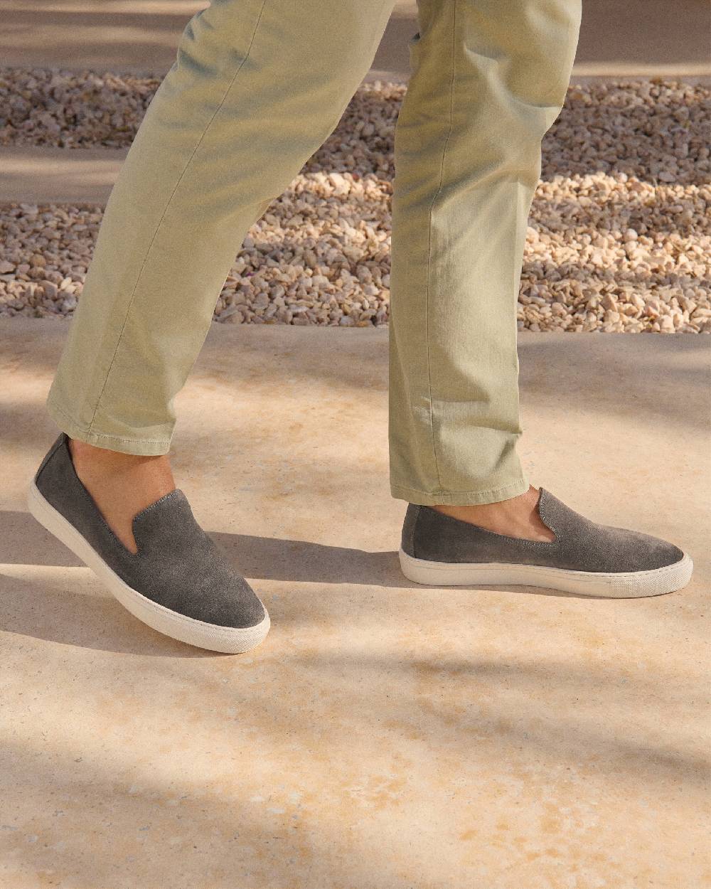 Manebí Suede Slip On - Carbon Grey Latest stili