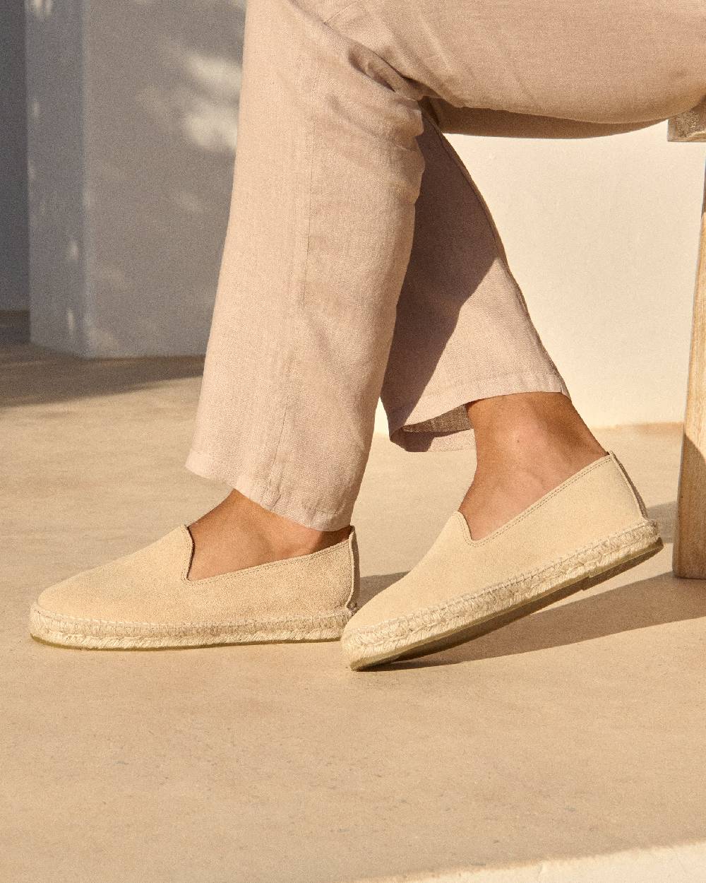 Manebí Espadrillas - Hamptons - Champagne Beige Fino al 50% di sconto