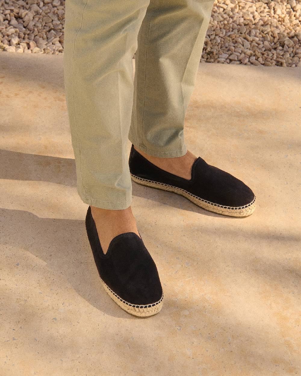 Manebí Espadrillas - Hamptons - Black Fino al 60% di sconto