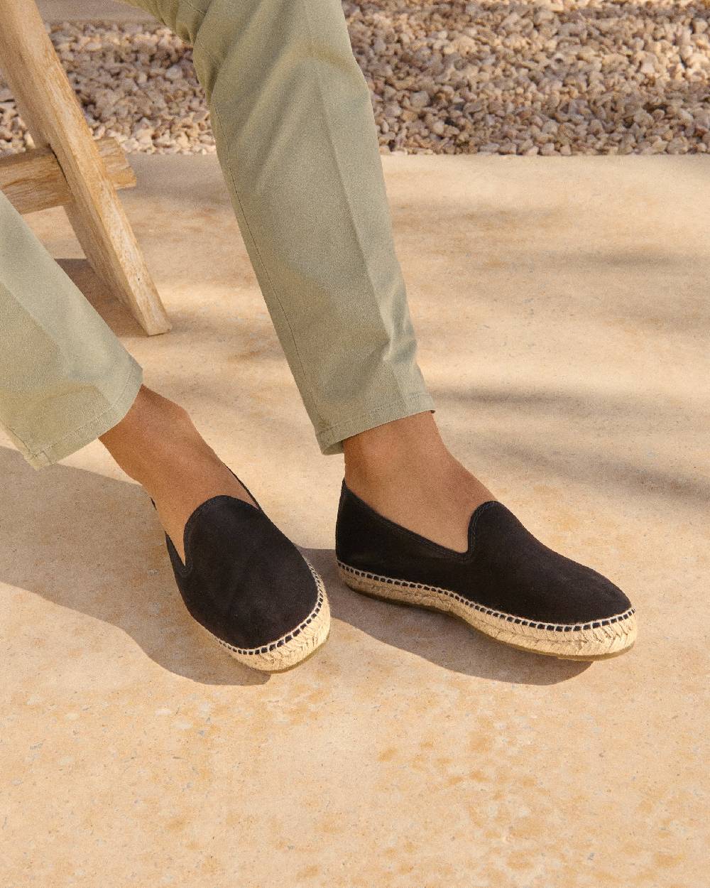 Manebí Espadrillas - Hamptons - Black Fino al 60% di sconto