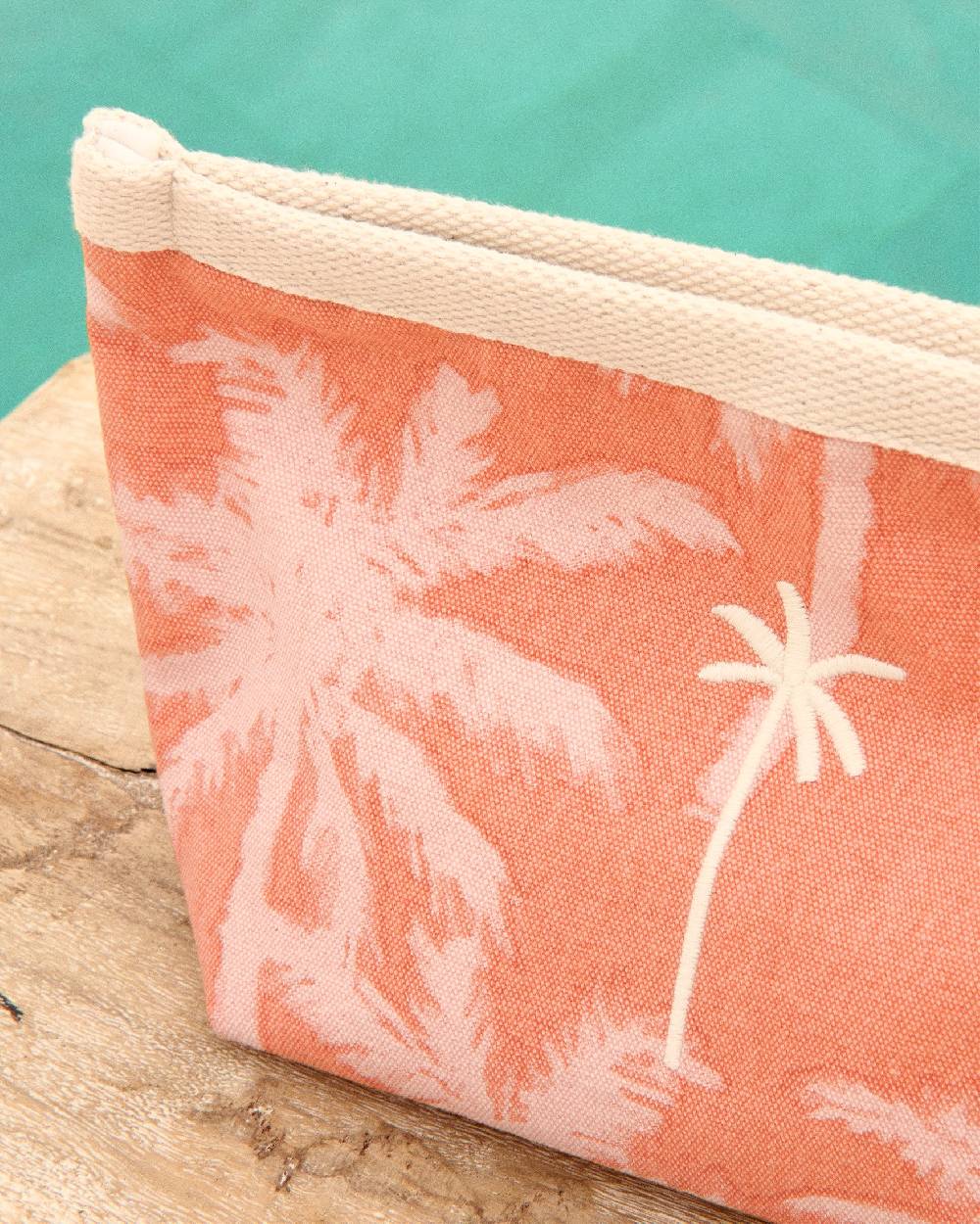 Manebí Canvas Tender2Tote - Sunbaked \u0026 Cream Pink Maxi Palm Vendite Flash
