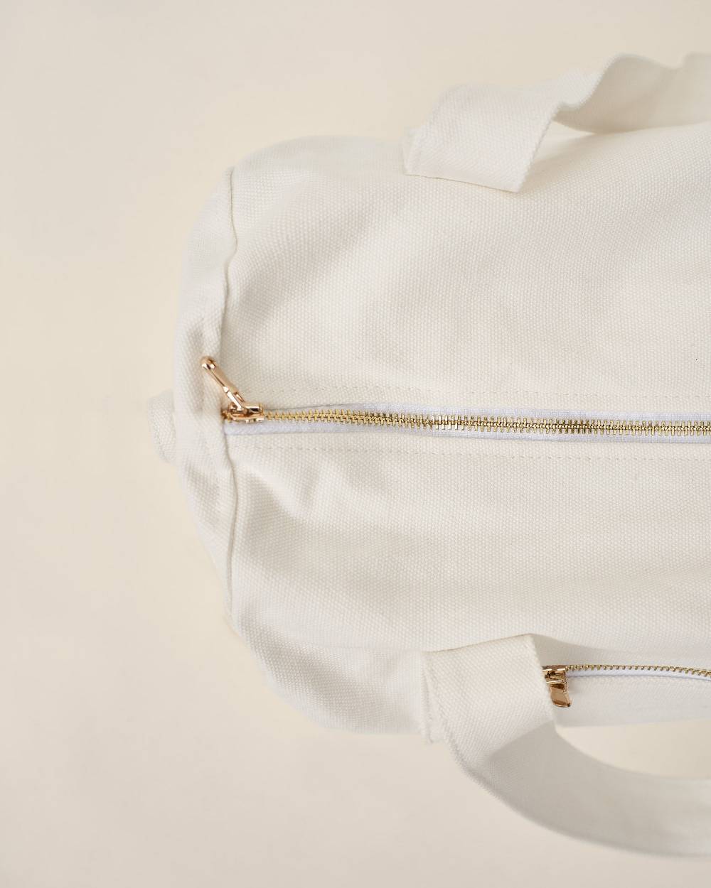 Manebí Canvas Weekend Bag - La Havana White Moda