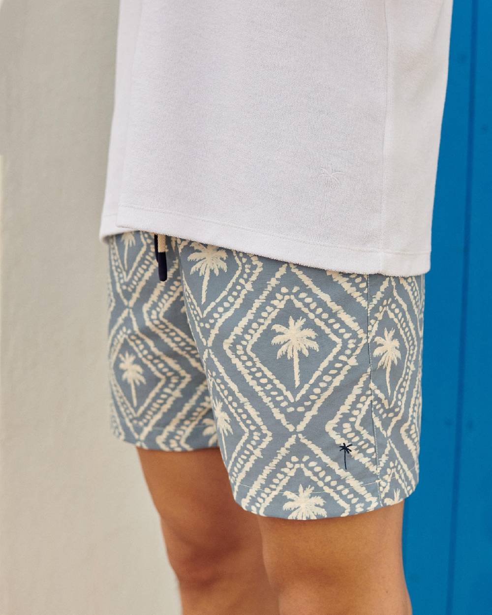Manebí Printed Swim Shorts - Indigo Grande vendita