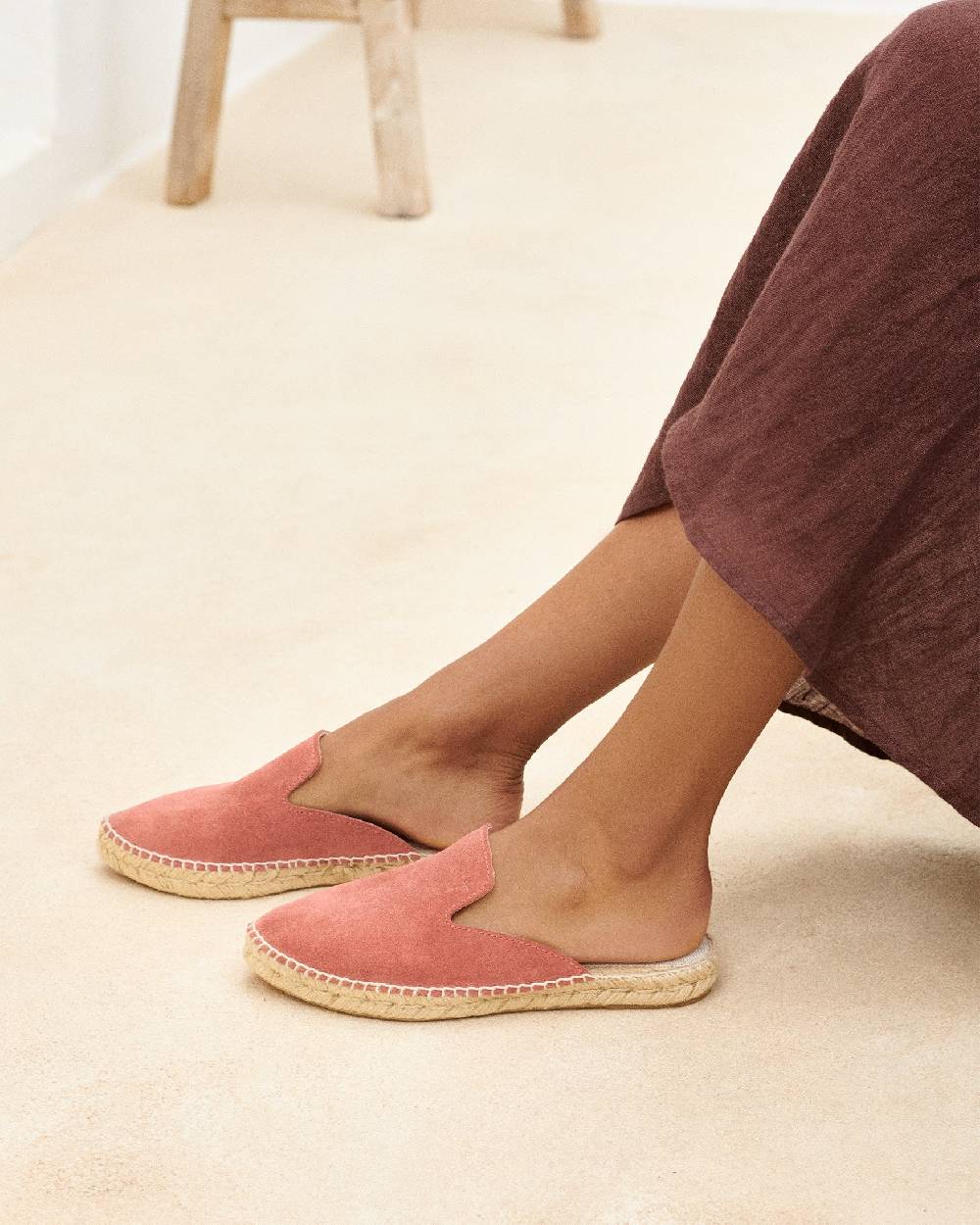 Manebí Suede Mules - Terracotta Offerte stagionali
