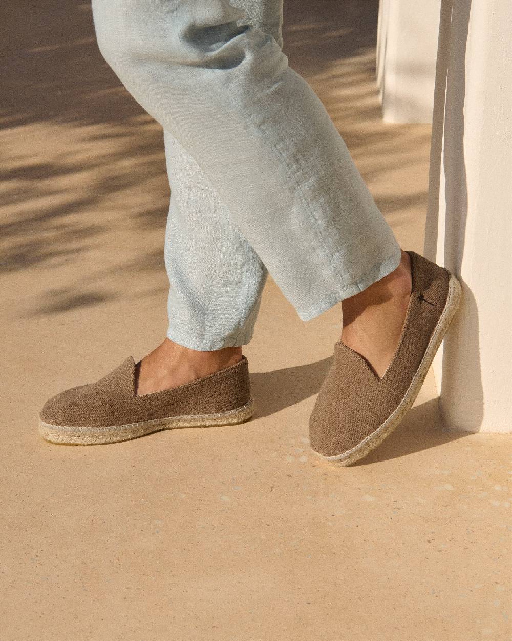 Manebí Coarse Woven Canvas Espadrilles - Vintage Taupe Enormi risparmi
