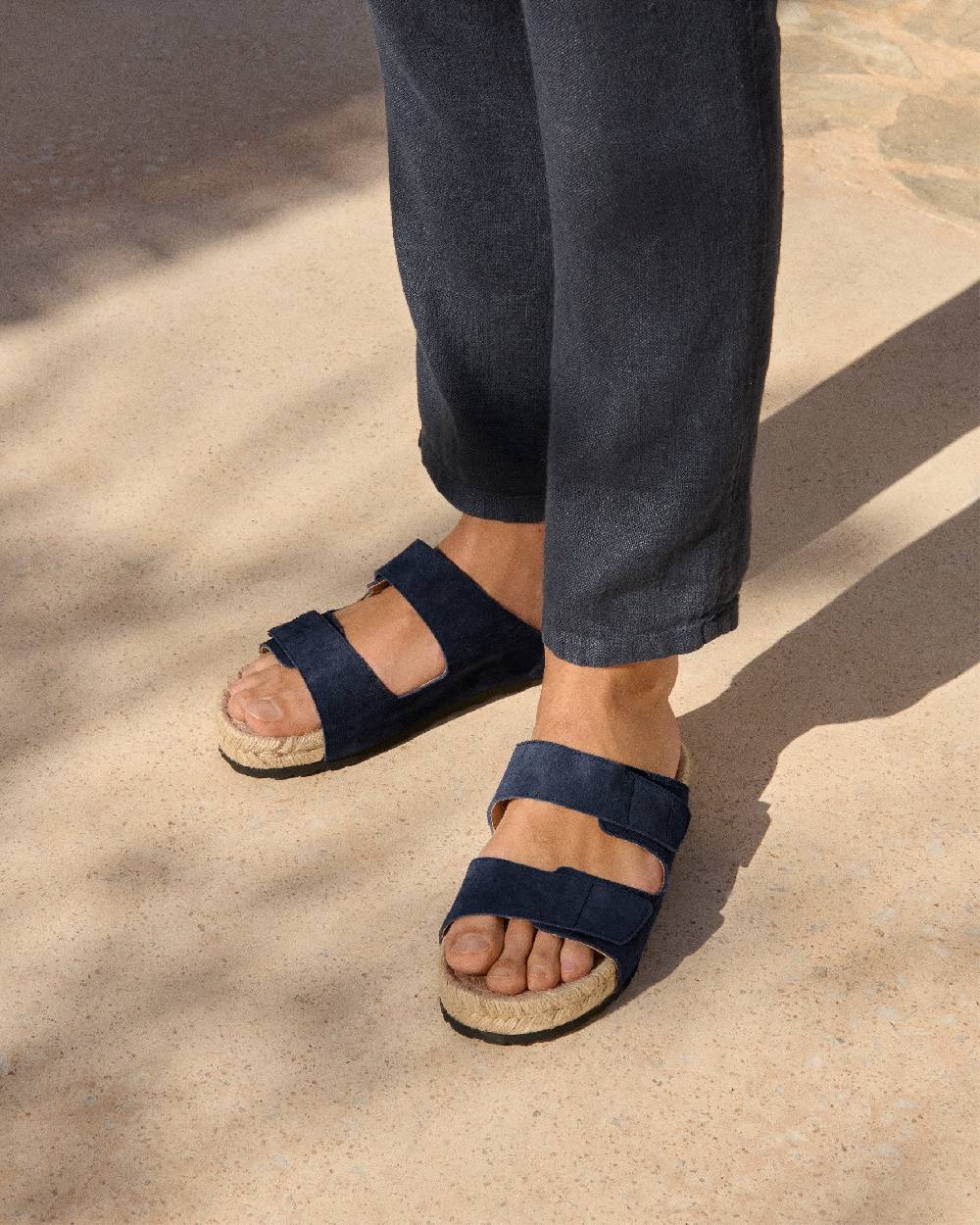Manebí Suede Strap Nordic Sandals - Patriot Blue Ritorno libero