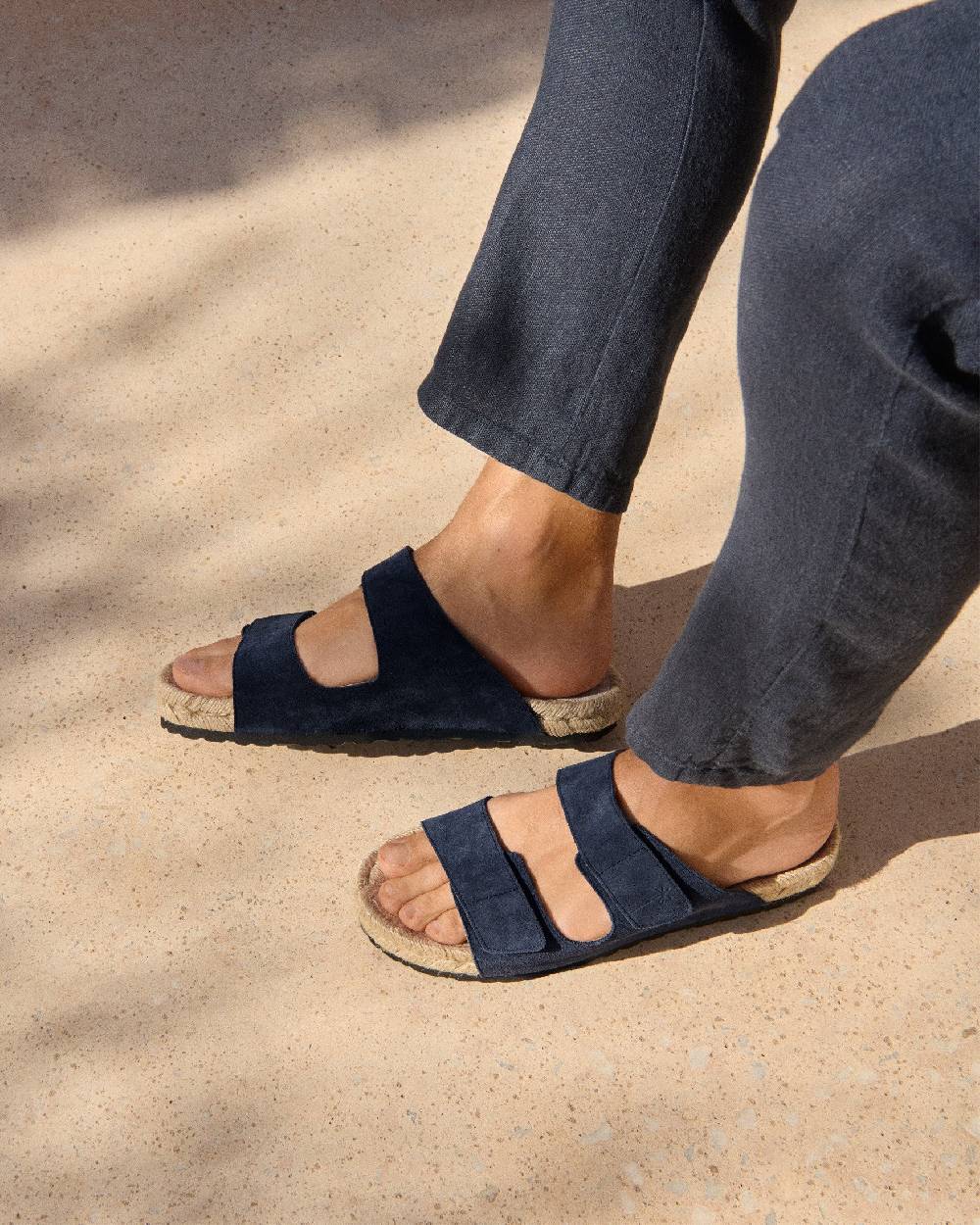Manebí Suede Strap Nordic Sandals - Patriot Blue Ritorno libero
