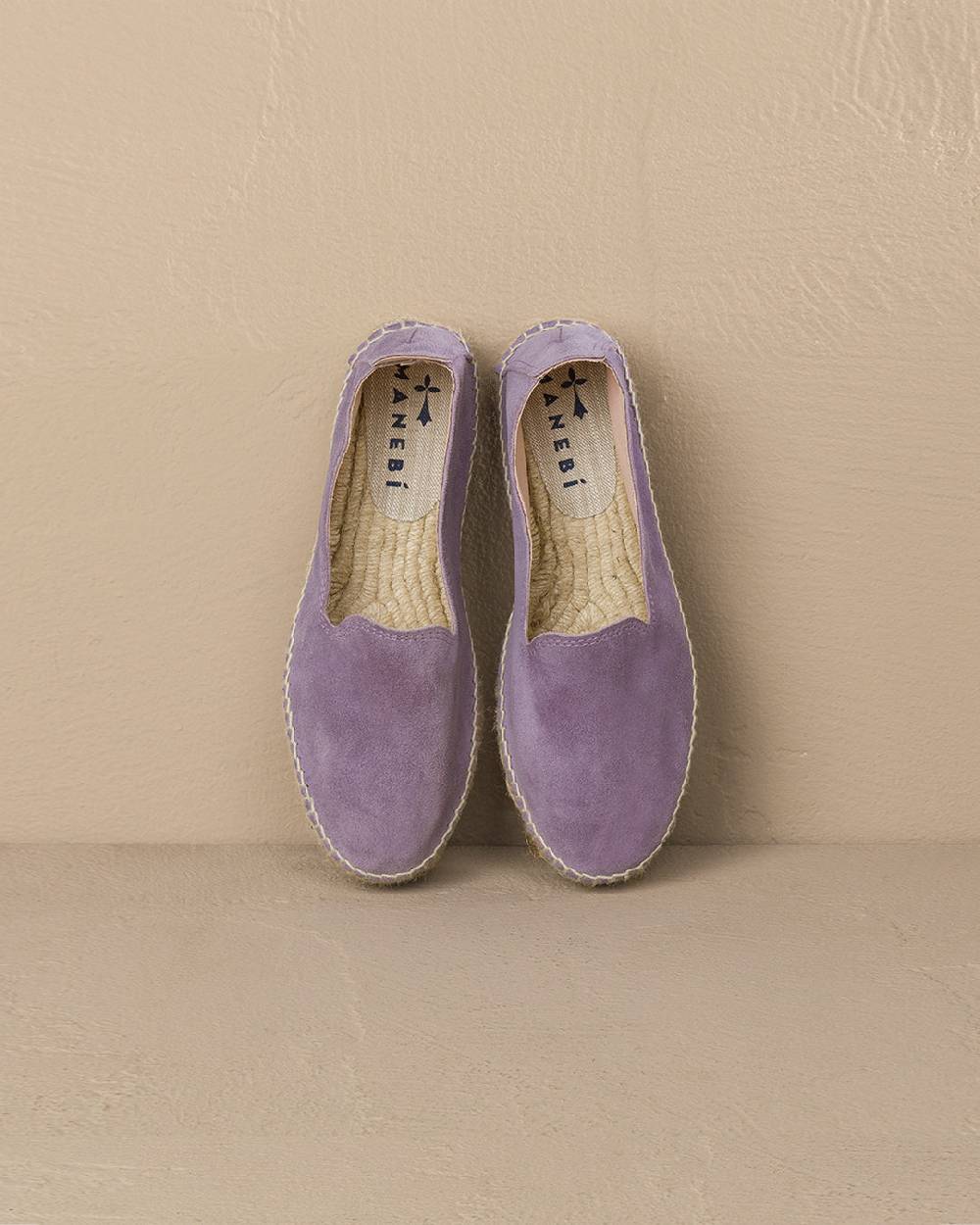 Manebí Suede Double Sole Espadrilles - Hamptons Wisteria Lilac Fino al 55% di sconto