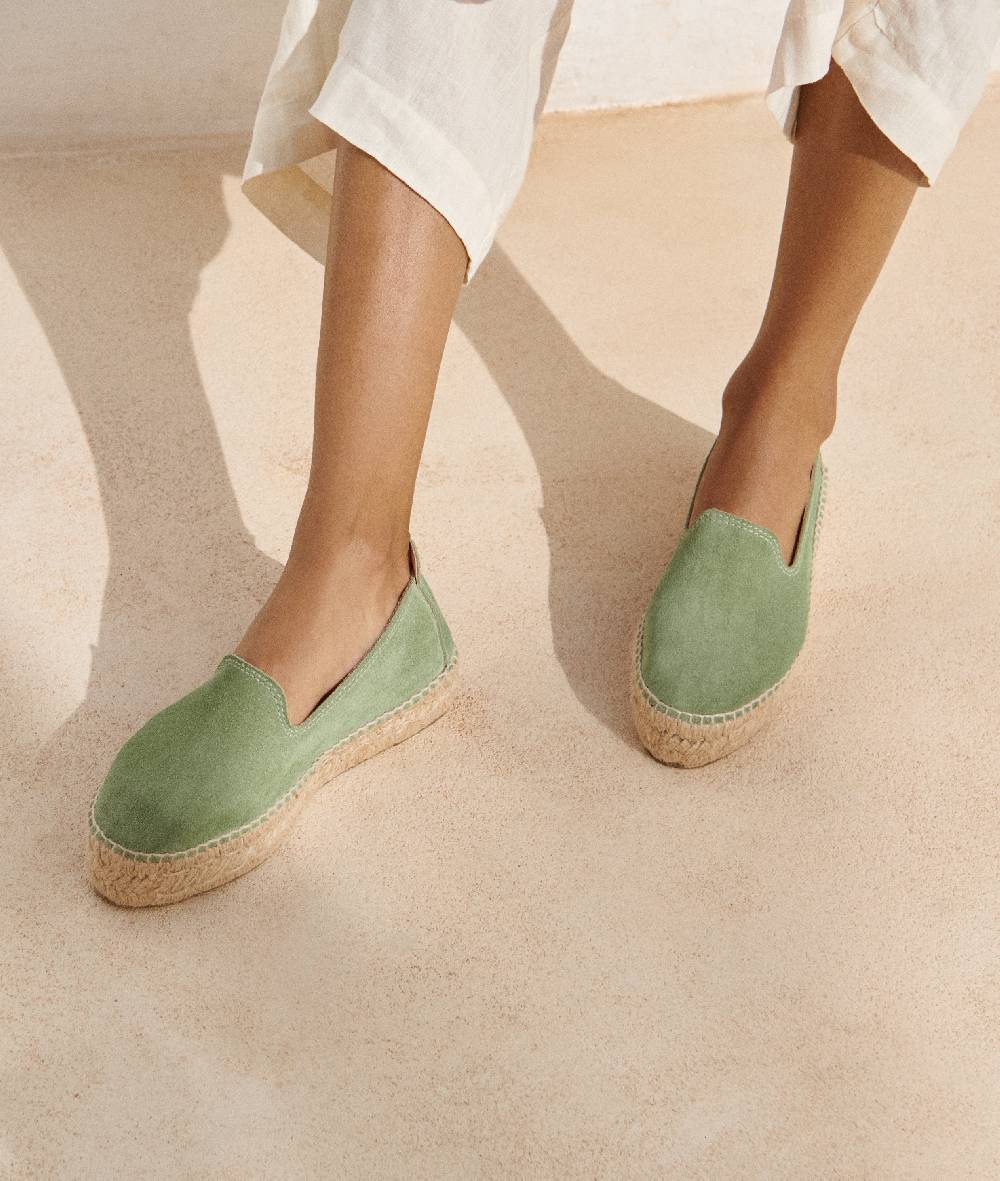 Manebí Suede Double Sole Espadrilles - Hamptons Sage Discount Store per i nuovi prodotti