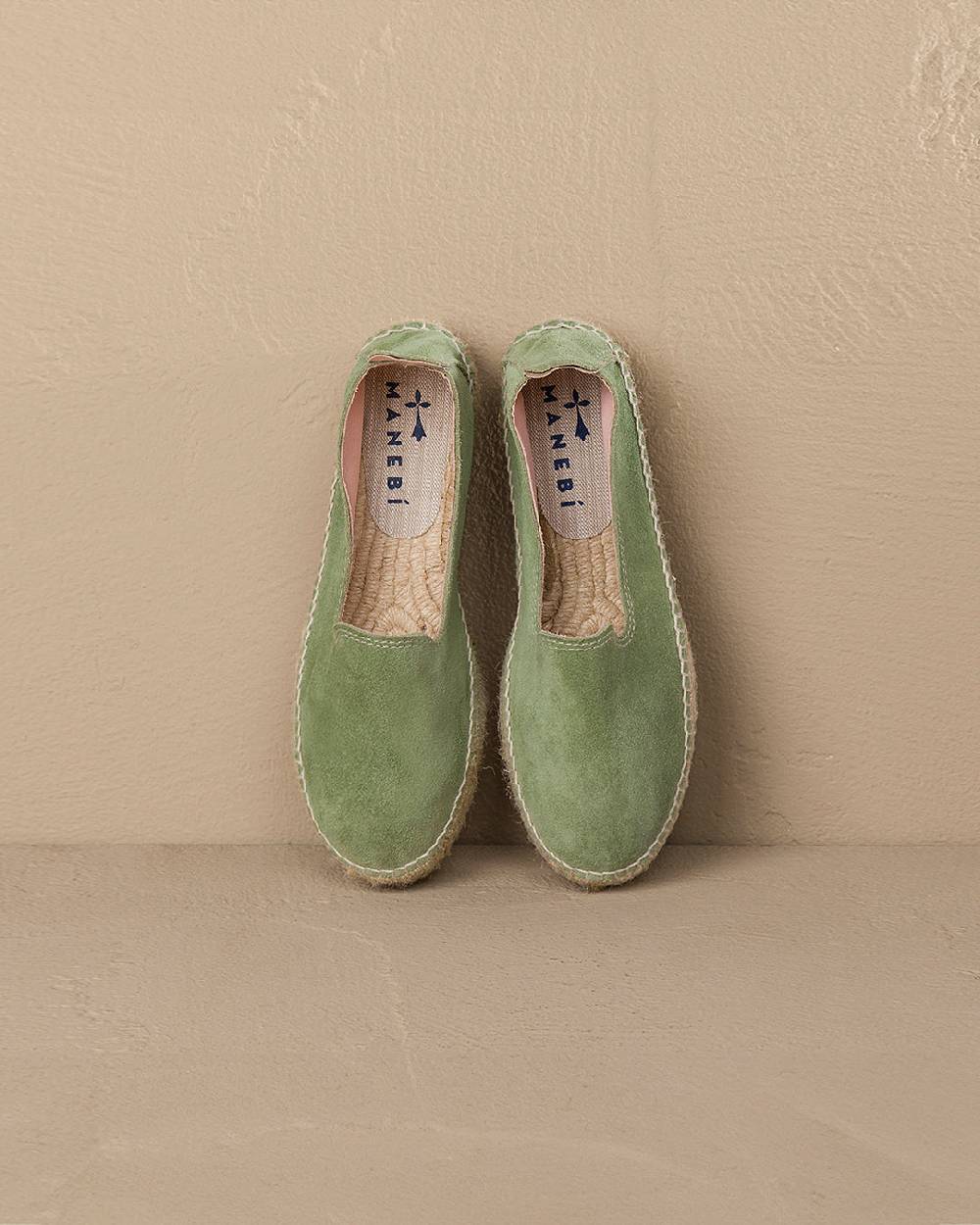 Manebí Suede Double Sole Espadrilles - Hamptons Sage Discount Store per i nuovi prodotti