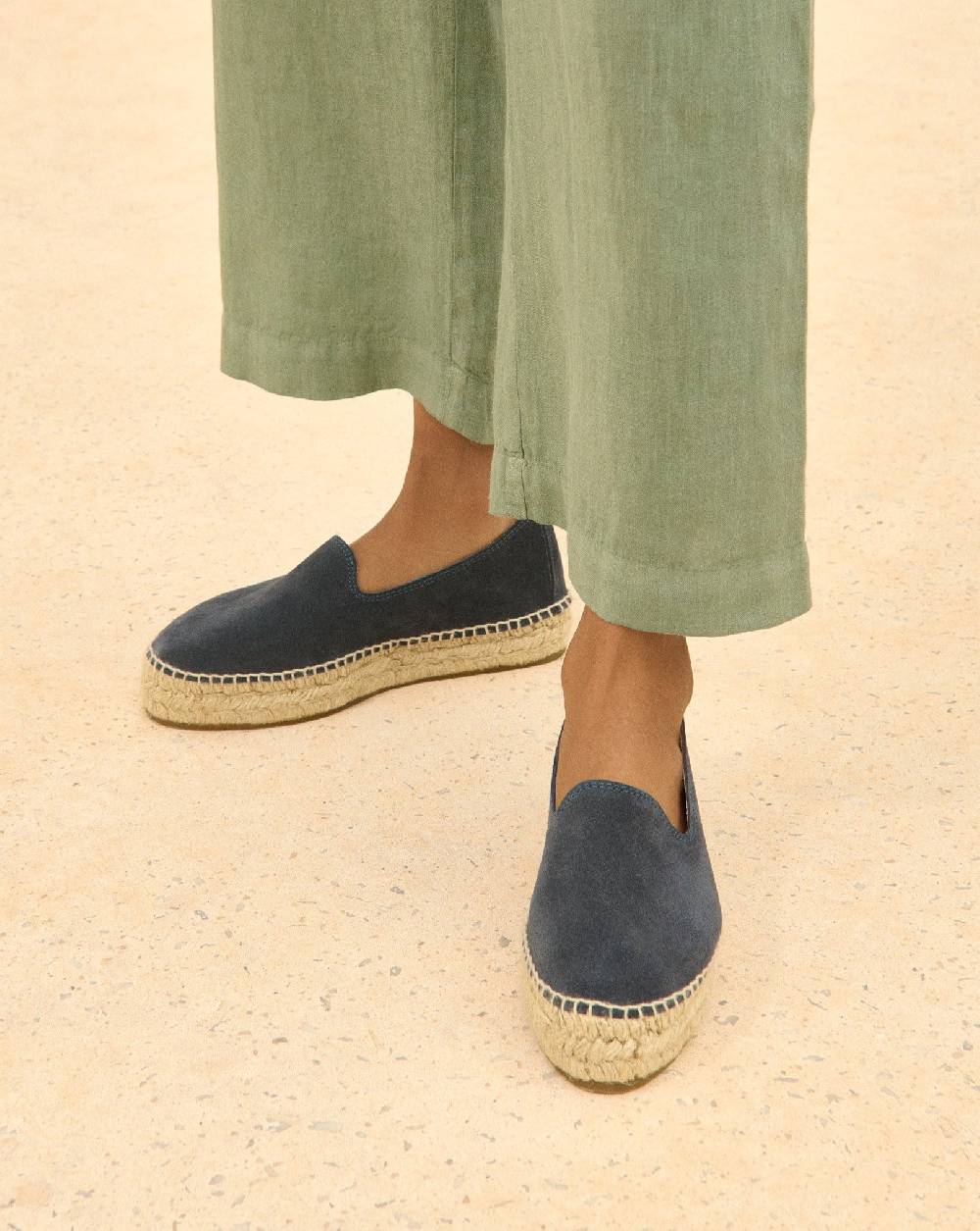 Manebí Espadrillas con doppia suola - Hamptons - Patriot Blu 50% di sconto per tempo limitato
