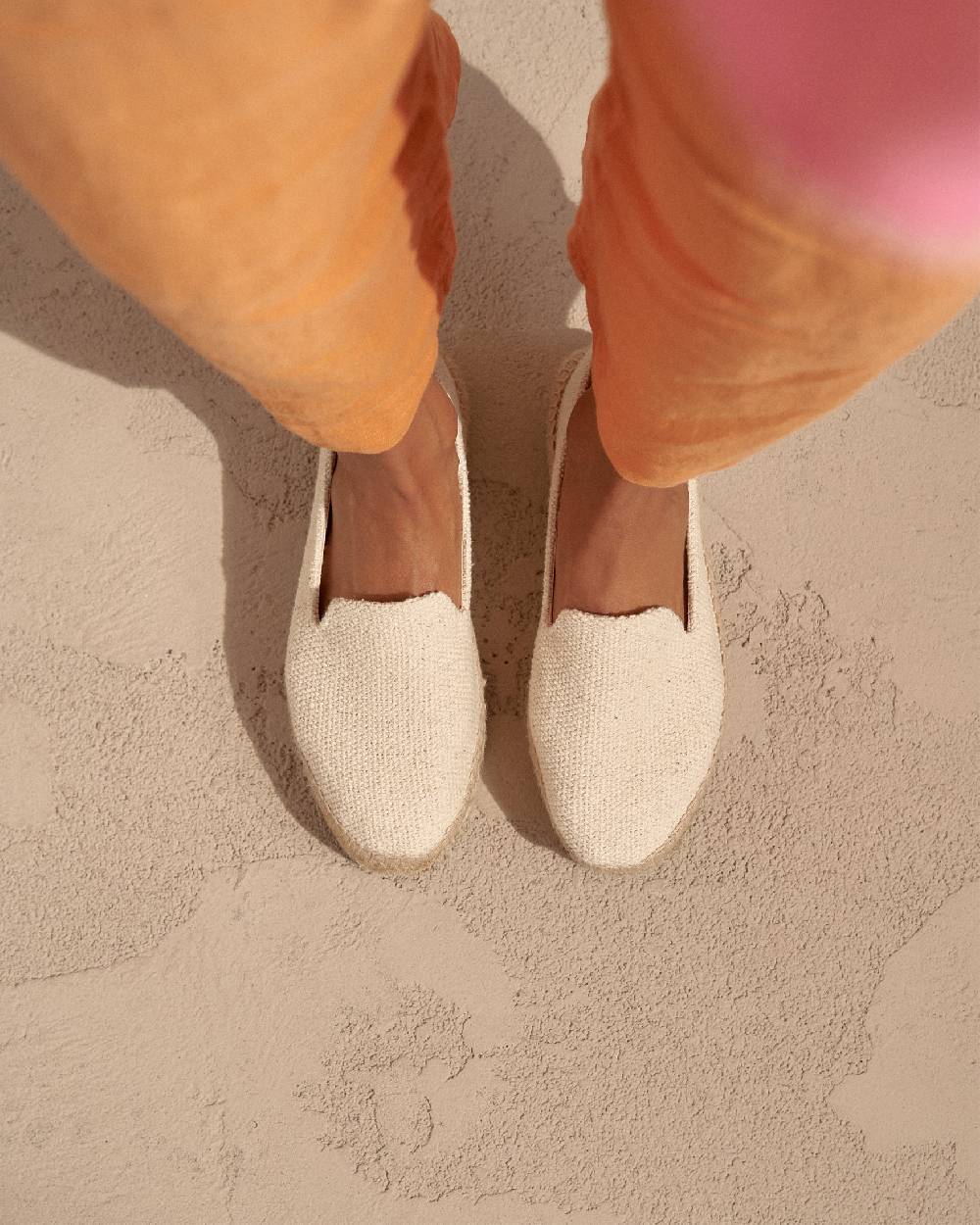 Manebí Coarse Woven Canvas|Double Sole Espadrilles - Yucatán Natural In Linea