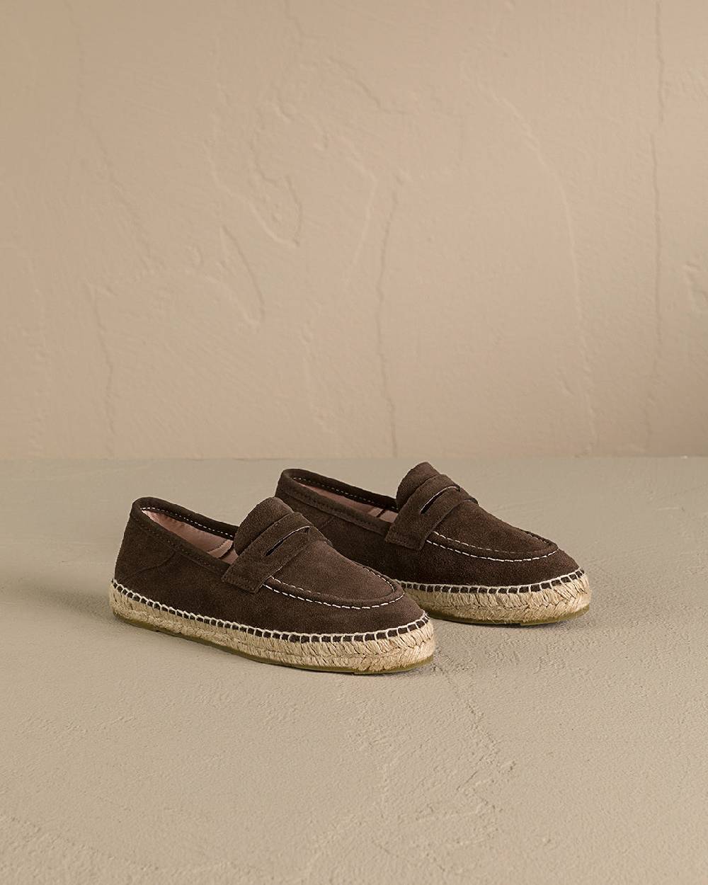 Manebí Suede Loafers Espadrilles - Hamptons Cocoa Affare Del Giorno