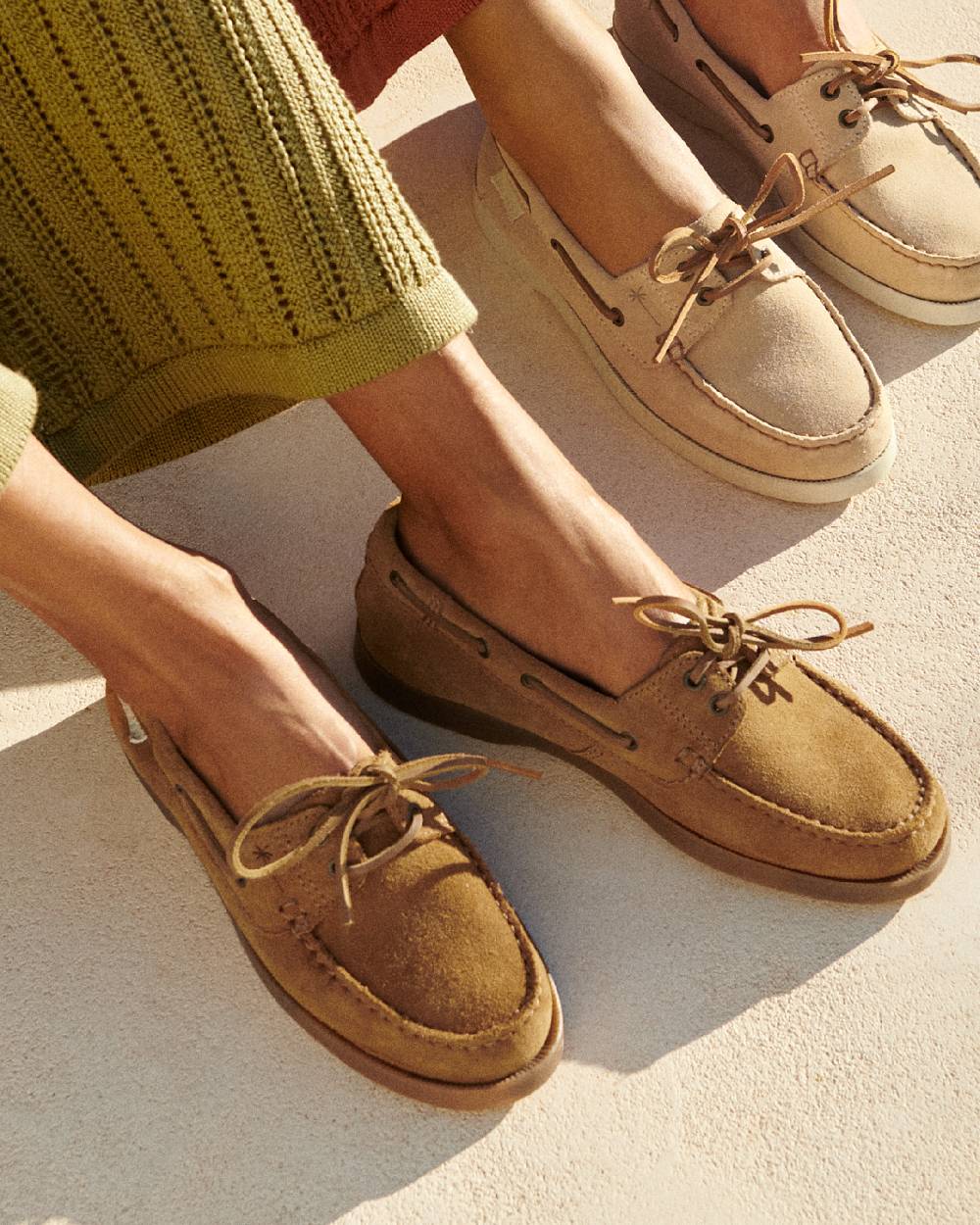 Manebí Suede Boat-Shoes - Hamptons Cuero Novità
