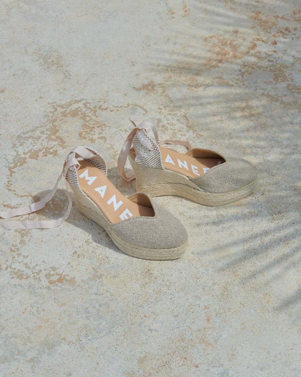 Manebí Organic Hemp Heart-Shaped|Wedge Espadrilles - La Havana Natural Smaltimento dello stoccaggio