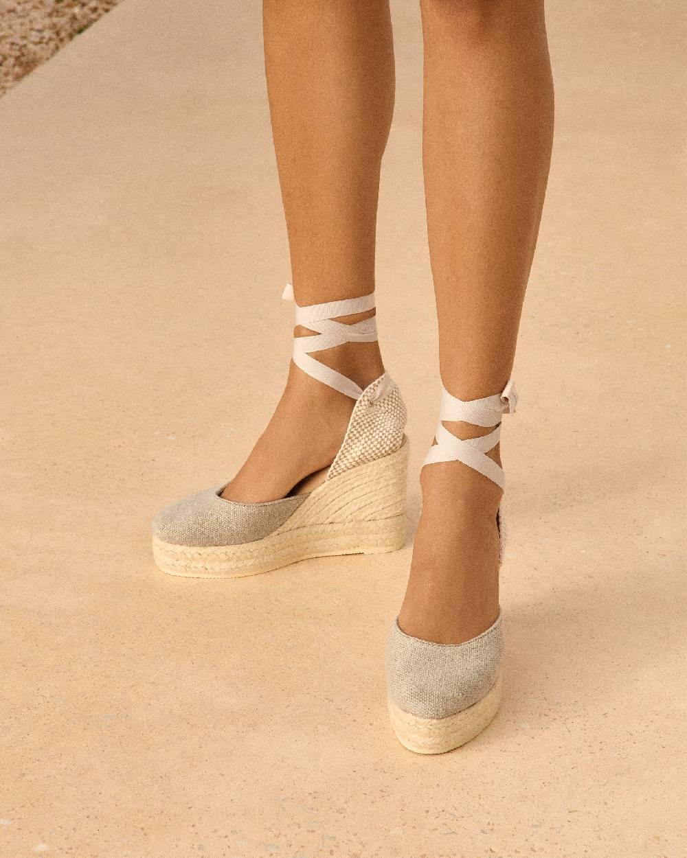 Manebí Organic Hemp Wedge Espadrilles - La Havana Natural Offerte esclusive