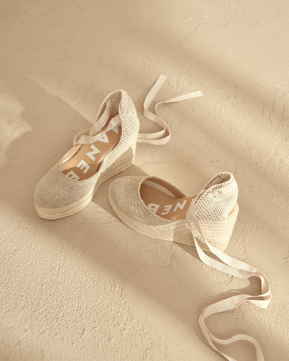 Manebí Organic Hemp Wedge Espadrilles - La Havana Natural Offerte esclusive