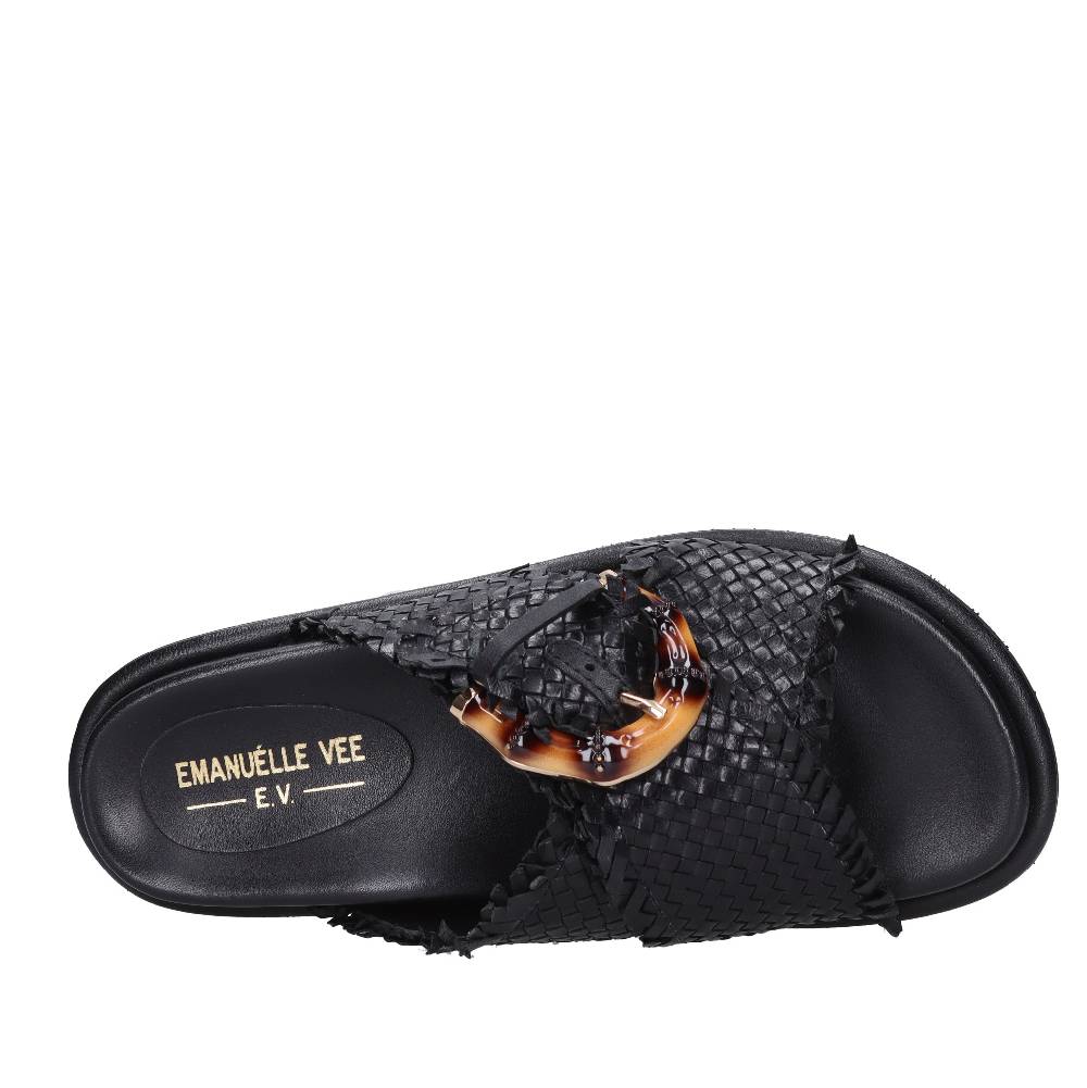 EMANUELLE VEE Mules in pelle Offerta San Valentino